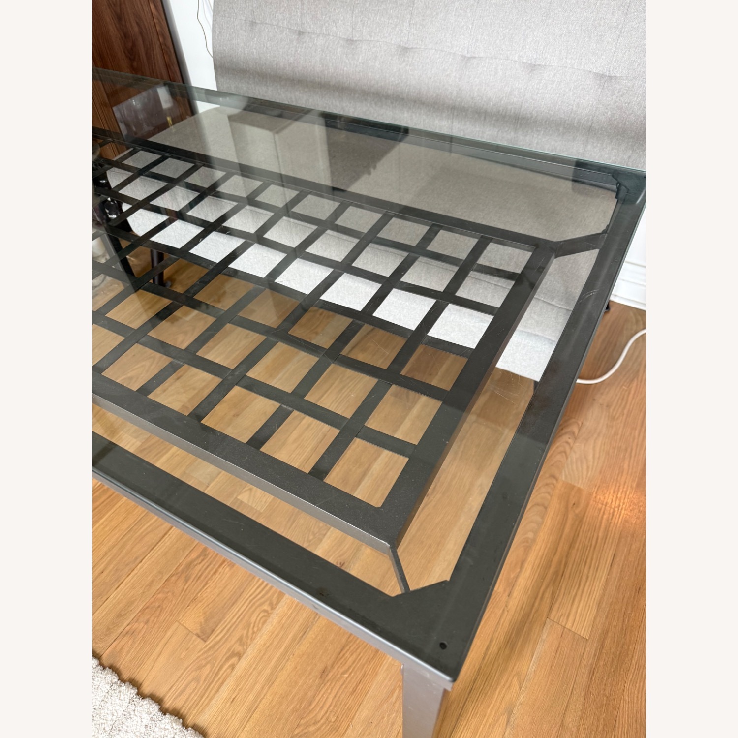 Metal and Glass Dining Table  - image-3