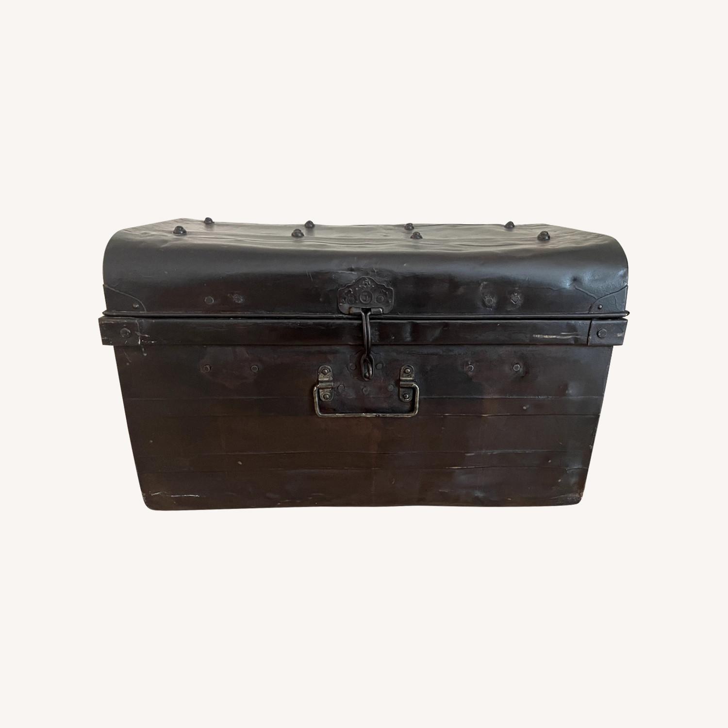 Restoration Hardware Cast Iron Chest - image-0