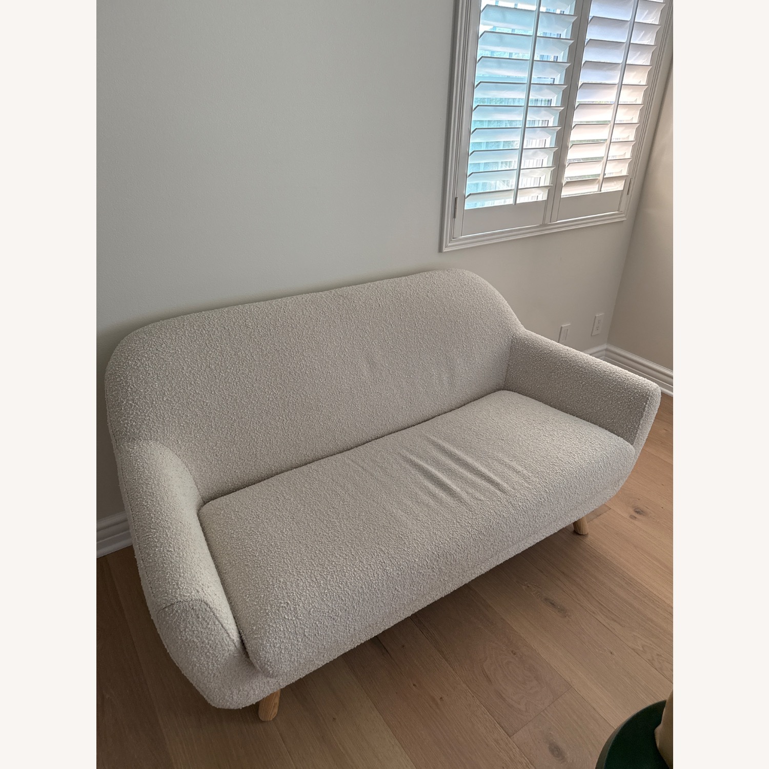 Article Gabriola Ivory Bouclé Loveseat - image-1