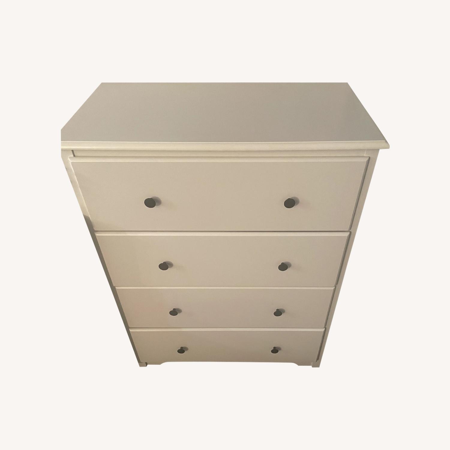 Ebern Designs White 4 Drawer Dressers - image-5