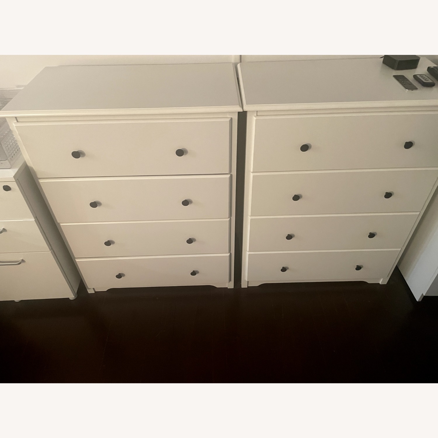 Ebern Designs White 4 Drawer Dressers - image-1