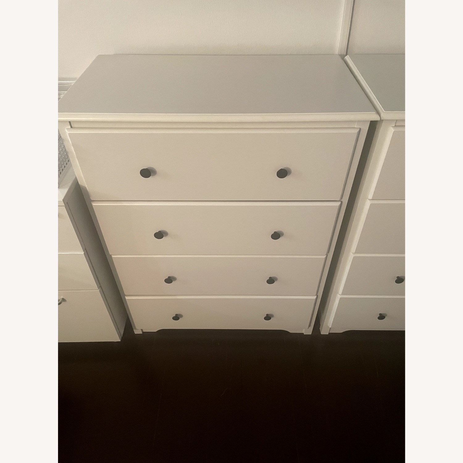 Ebern Designs White 4 Drawer Dressers - image-3