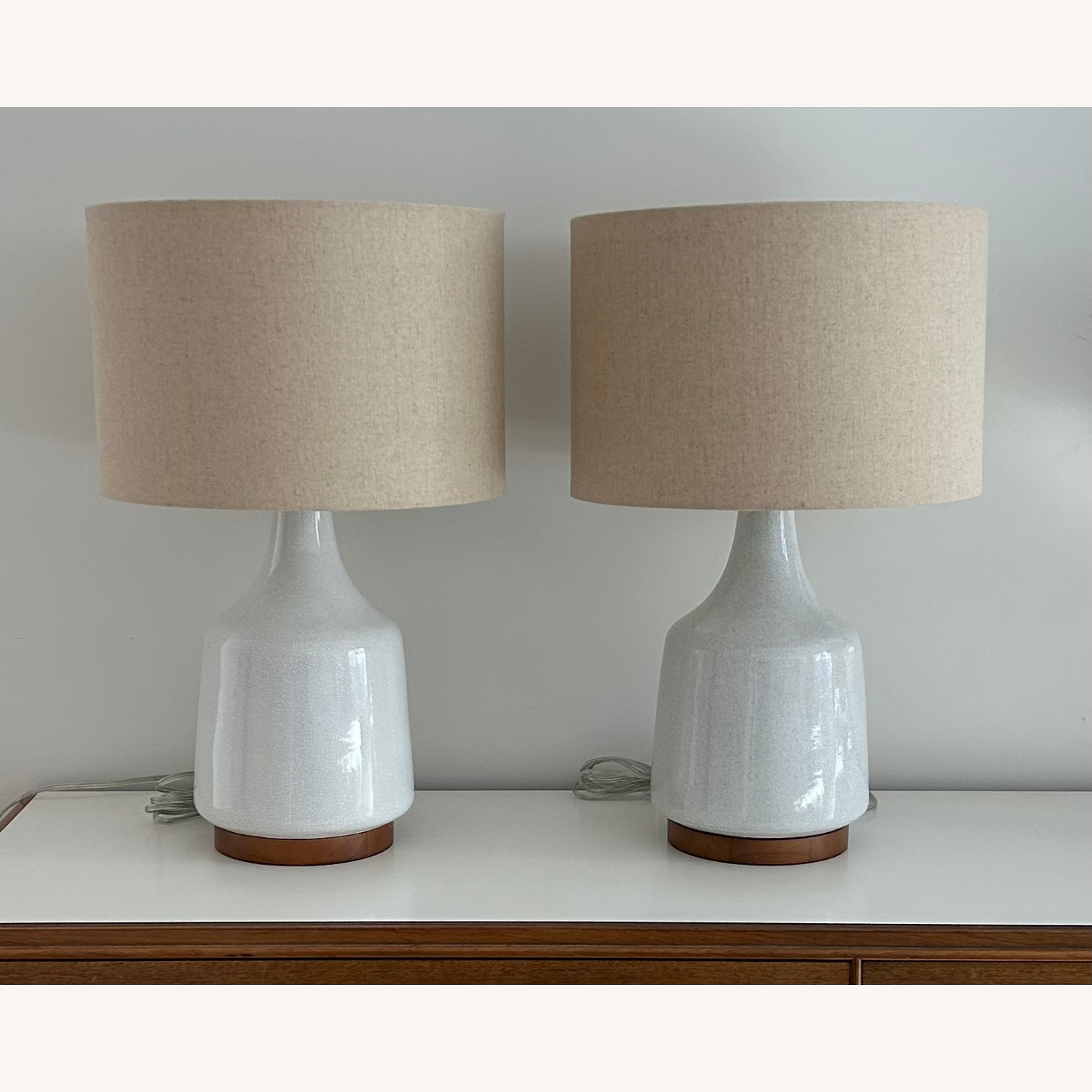 Pair of West Elm Morten Table Lamps - image-2