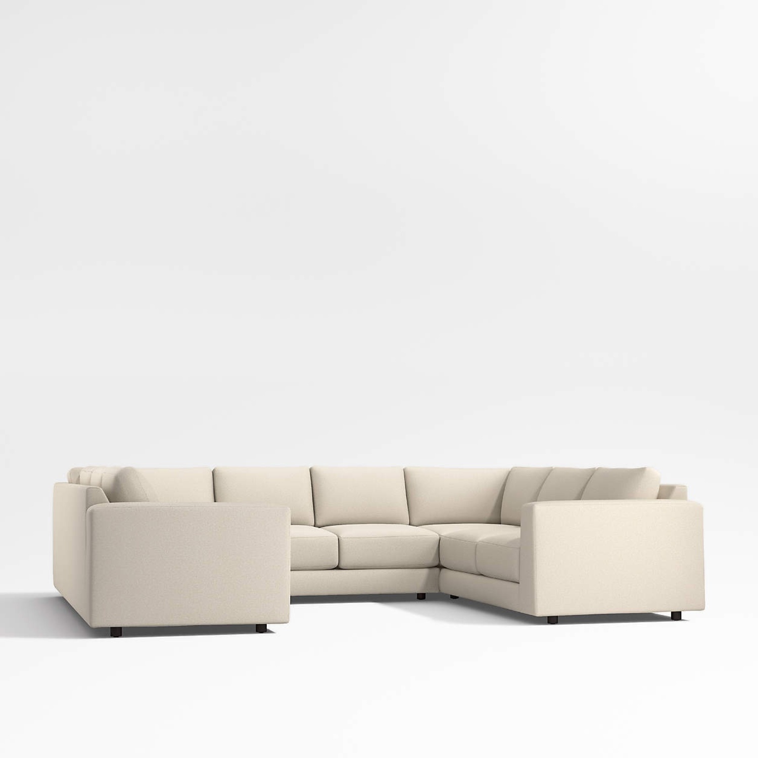 Crate & Barrel Peyton 3-Piece U Sectional Sofa - image-4
