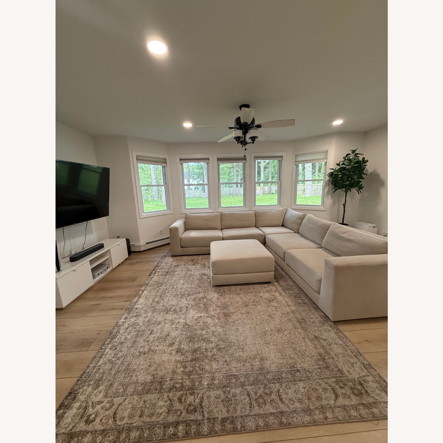 Crate & Barrel Peyton 3-Piece U Sectional Sofa - image-1