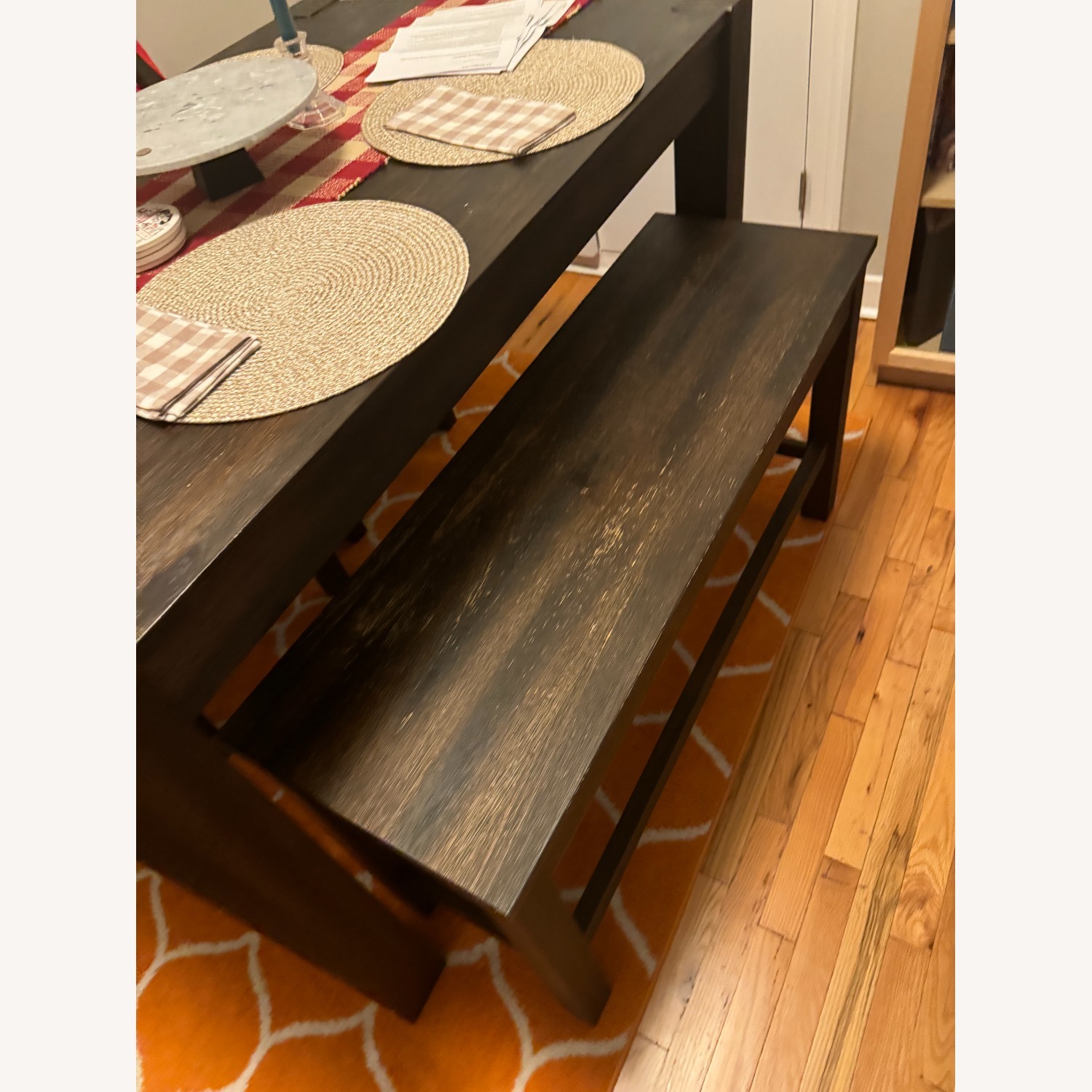 Brown Dining Room Table Set - image-3