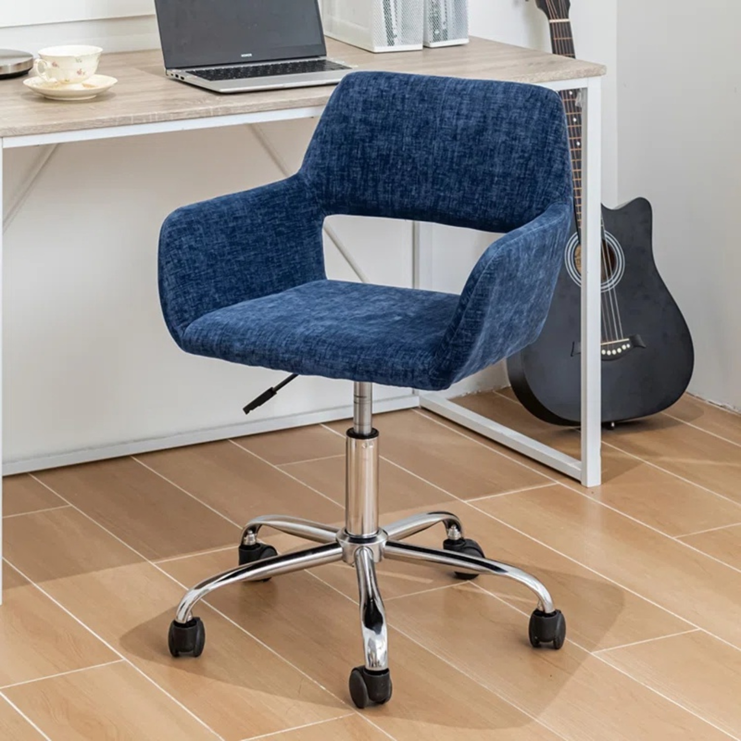 Wayfair Blue Turquoise Office Chair - image-4