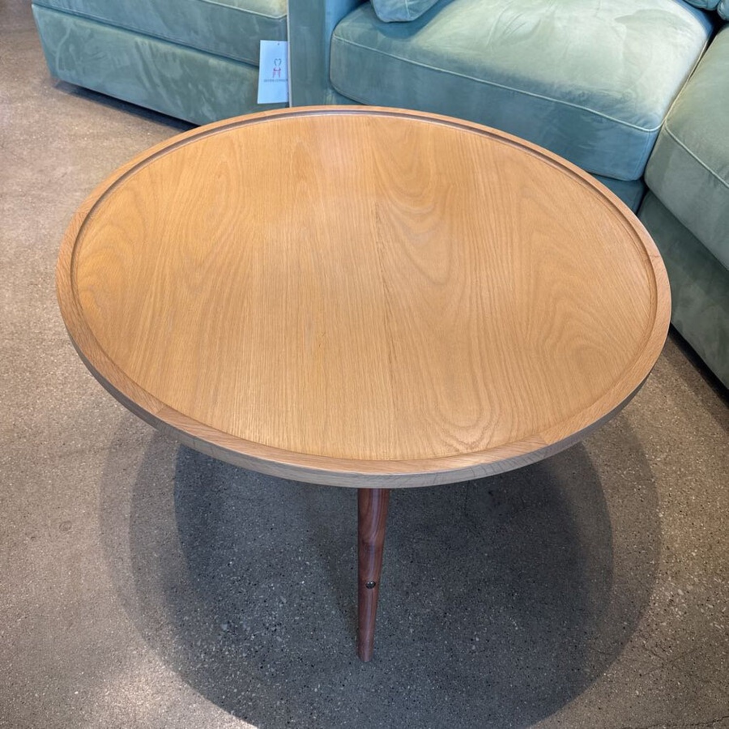 Interior Define Brooks Round Oak Coffee Table - image-2