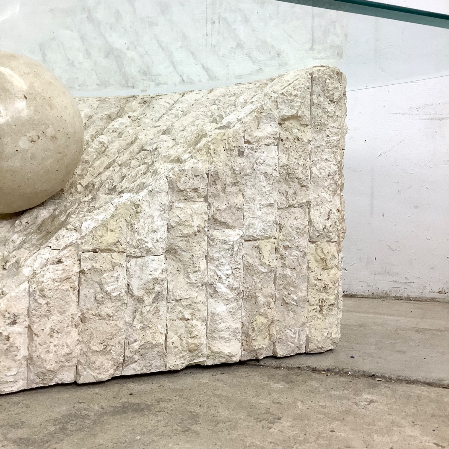 Retro Modern Triangular Coffee Table - image-8