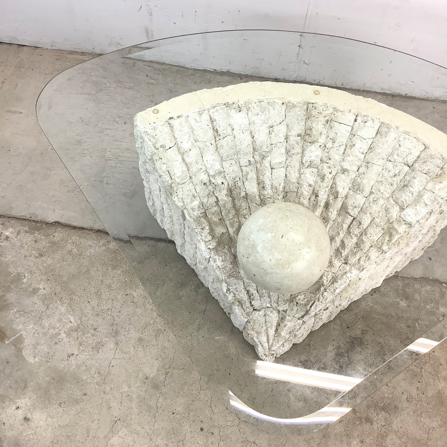 Retro Modern Triangular Coffee Table - image-17