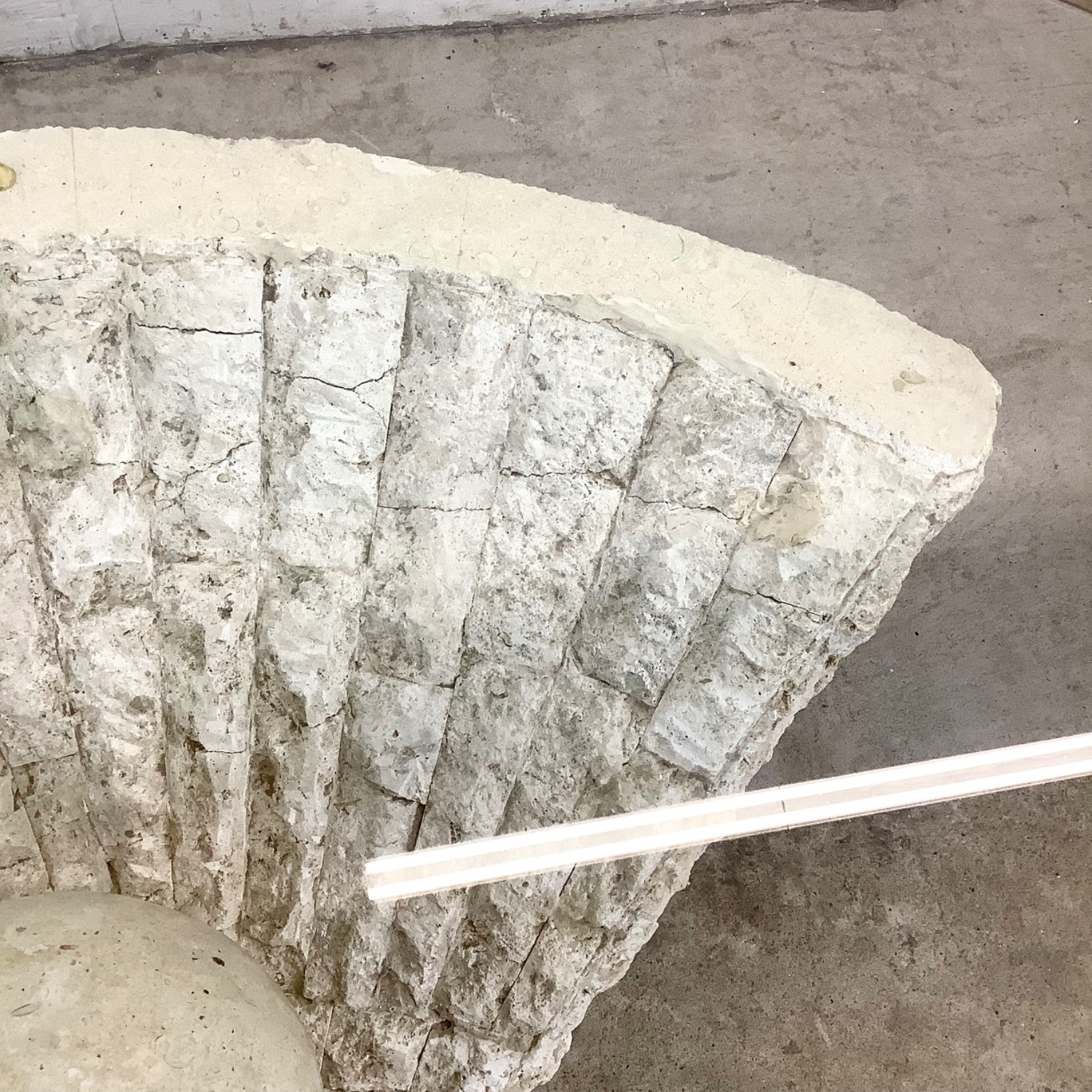 Retro Modern Triangular Coffee Table - image-14