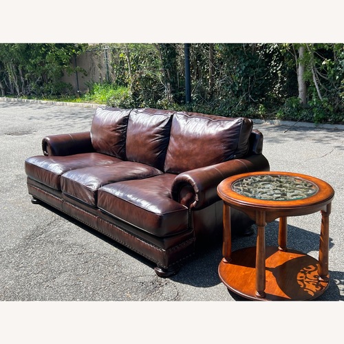 Used  Bernhardt Foster Leather Sofa for sale on AptDeco