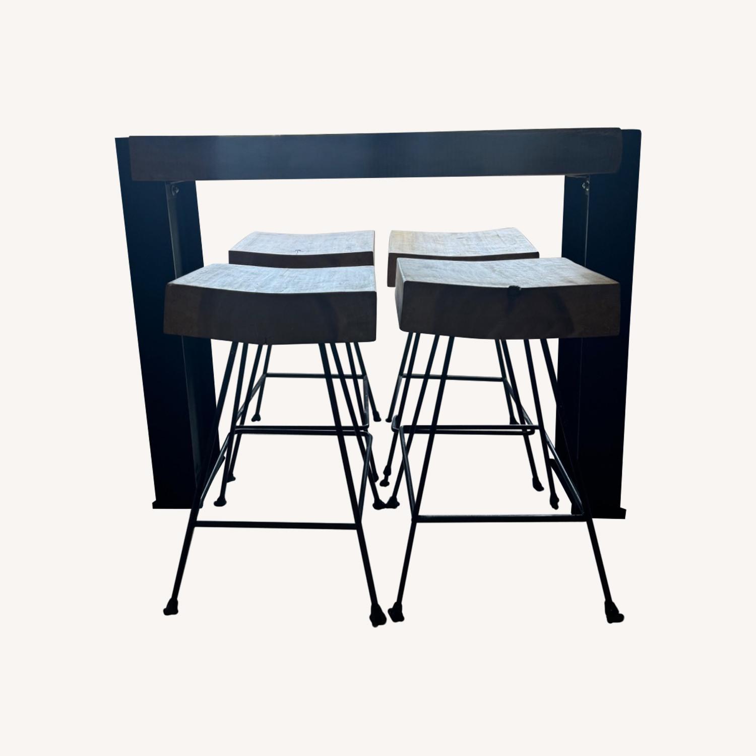 High Top Bar and Stool One of a Kind Set - image-0