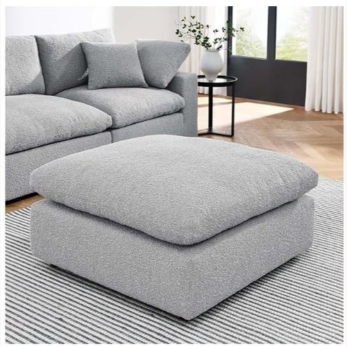 Used Commix Boucle Ottoman  for sale on AptDeco