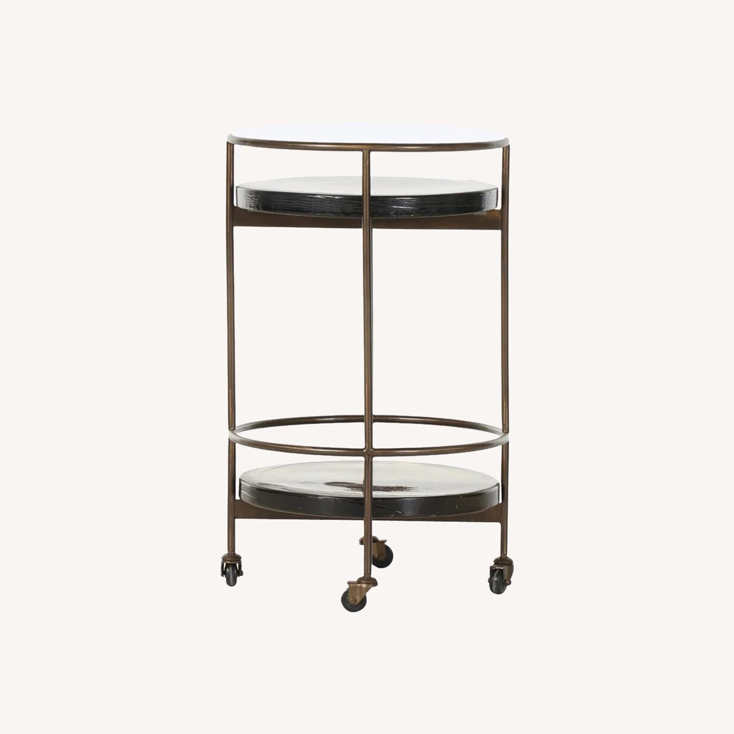 ABC Carpet & Home Mirrored Bar Cart  - image-0