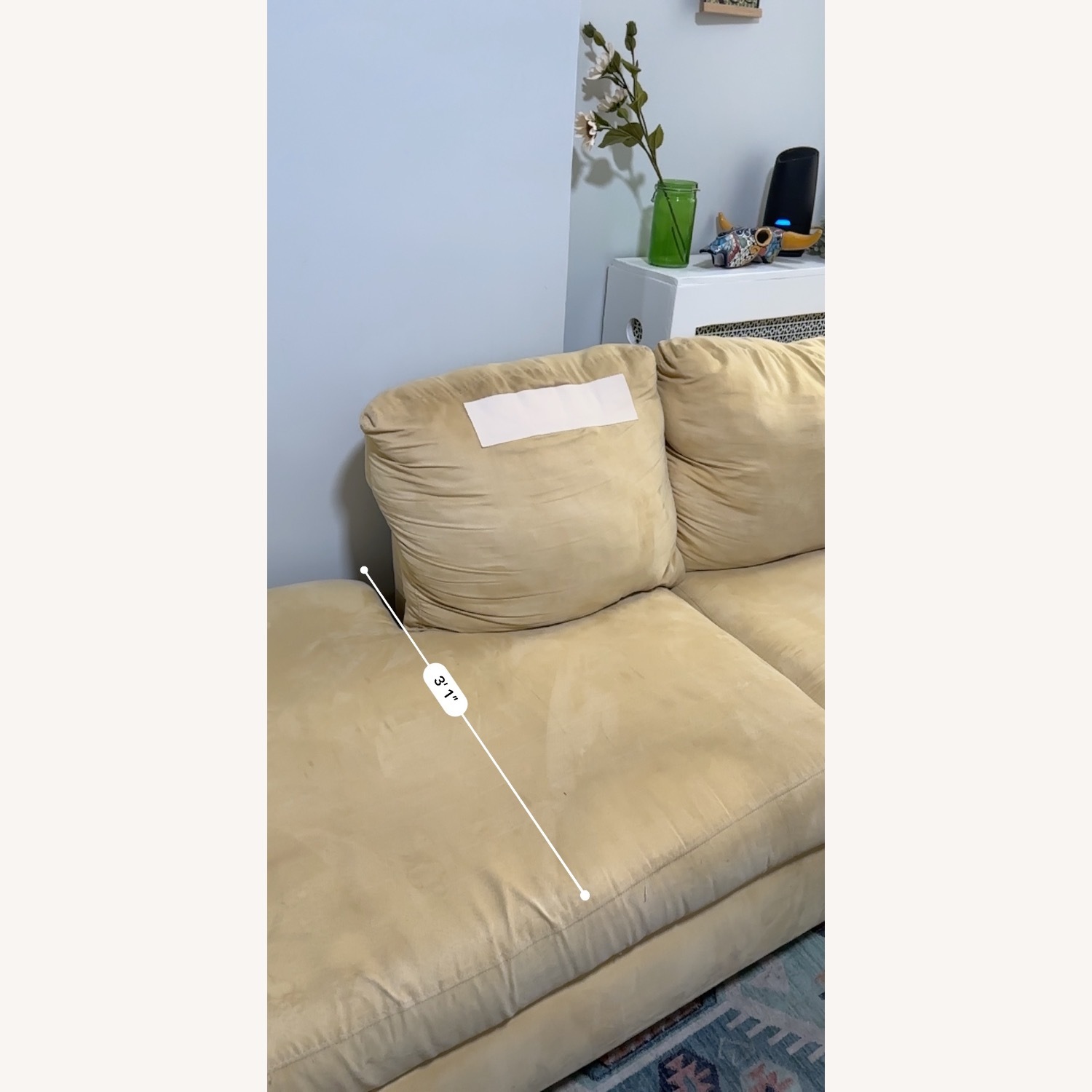 Yellow Sectional - image-3