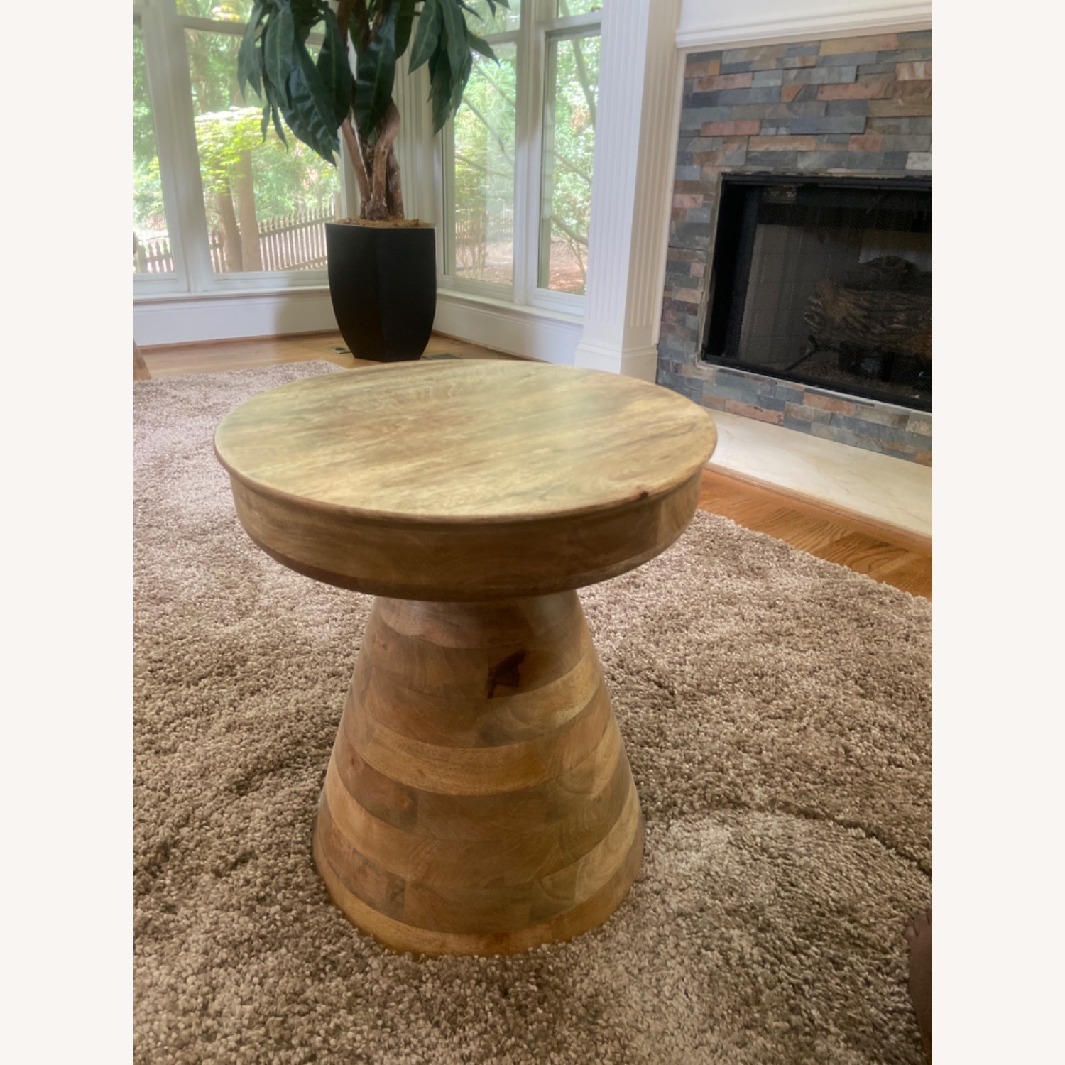 Wooden Accent Side Tables - image-2