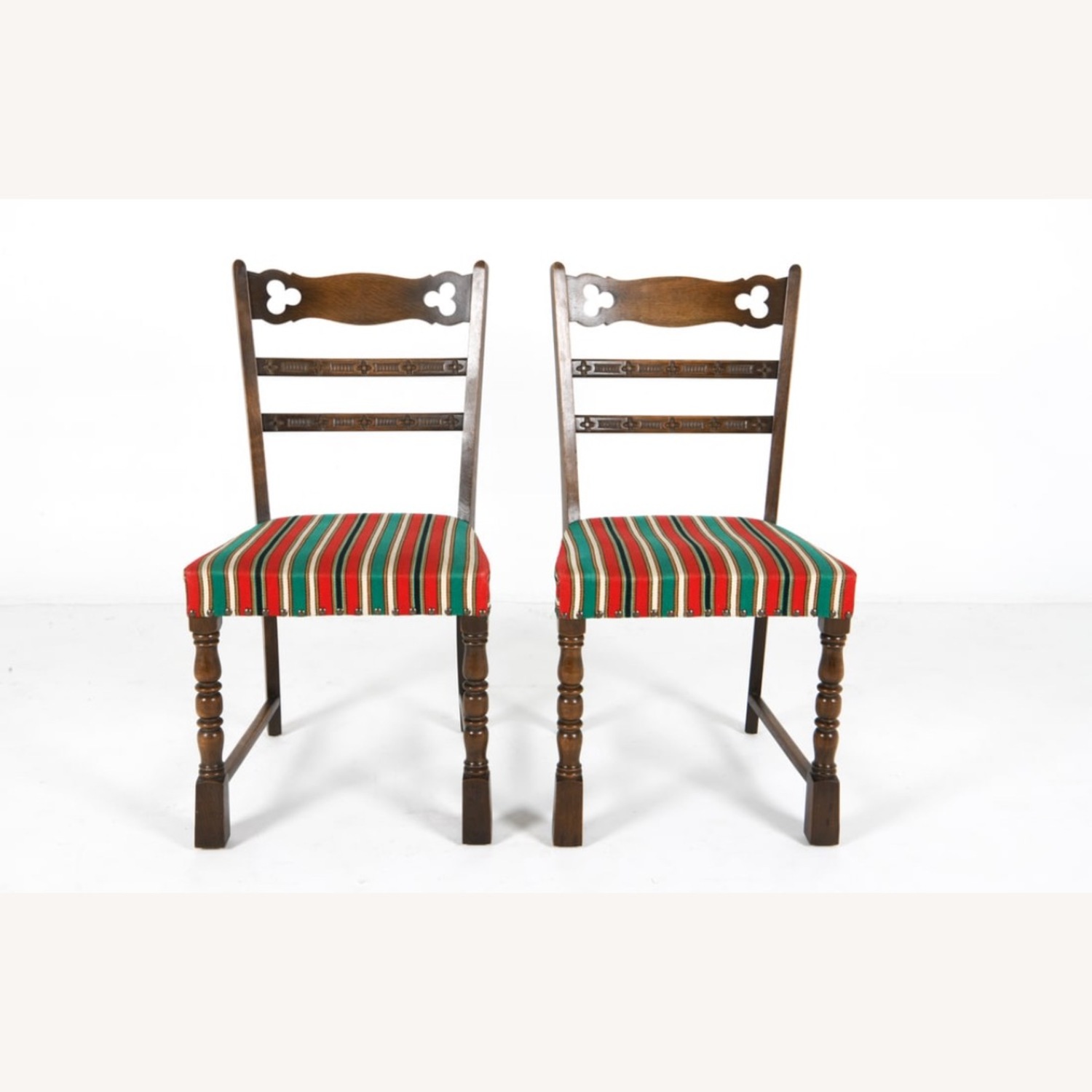 Vintage Oak Danish Dining Chairs - image-14