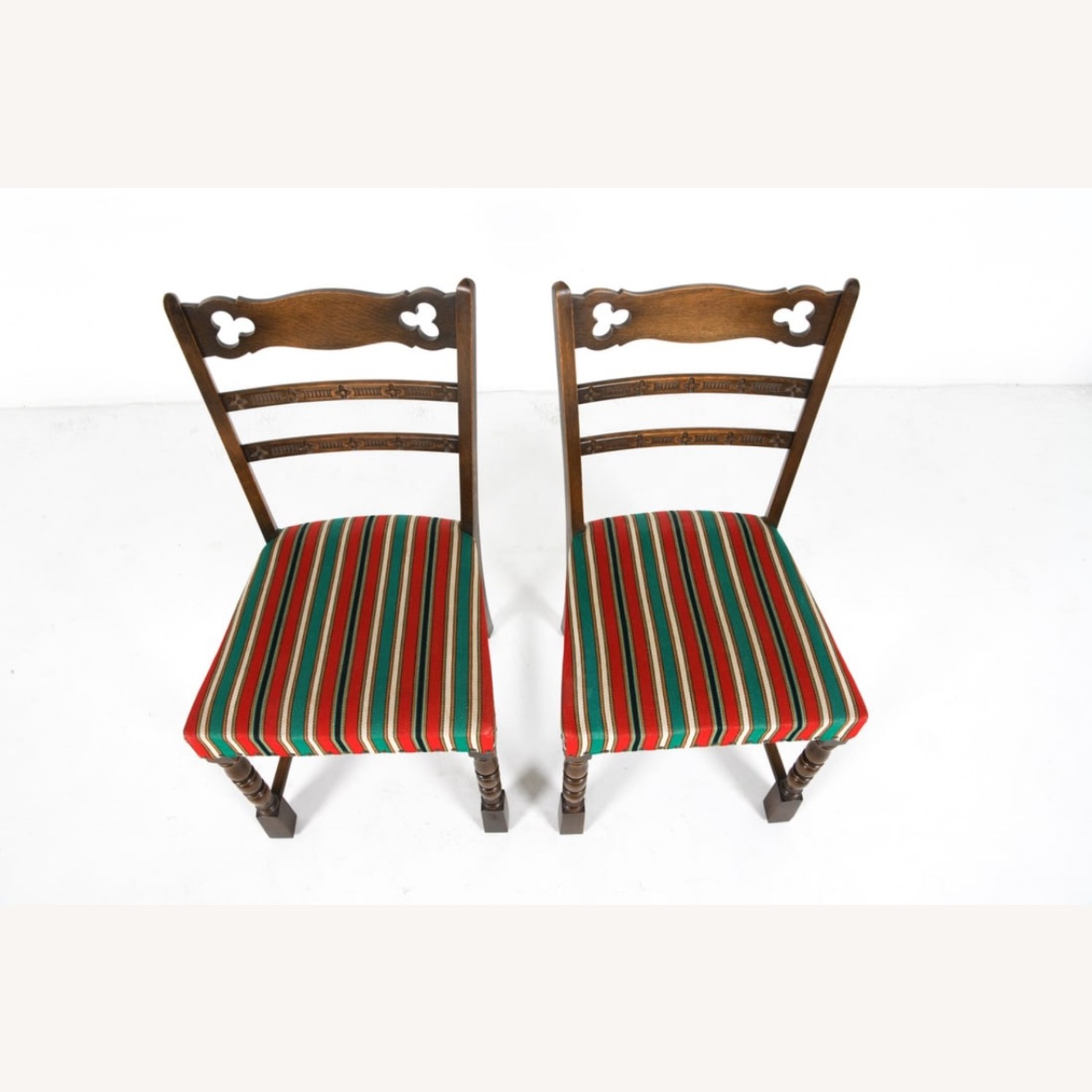 Vintage Oak Danish Dining Chairs - image-13