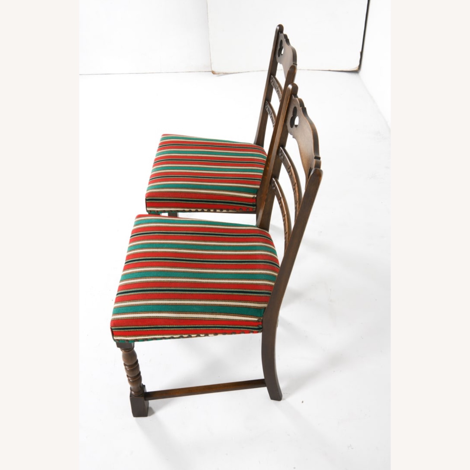 Vintage Oak Danish Dining Chairs - image-6