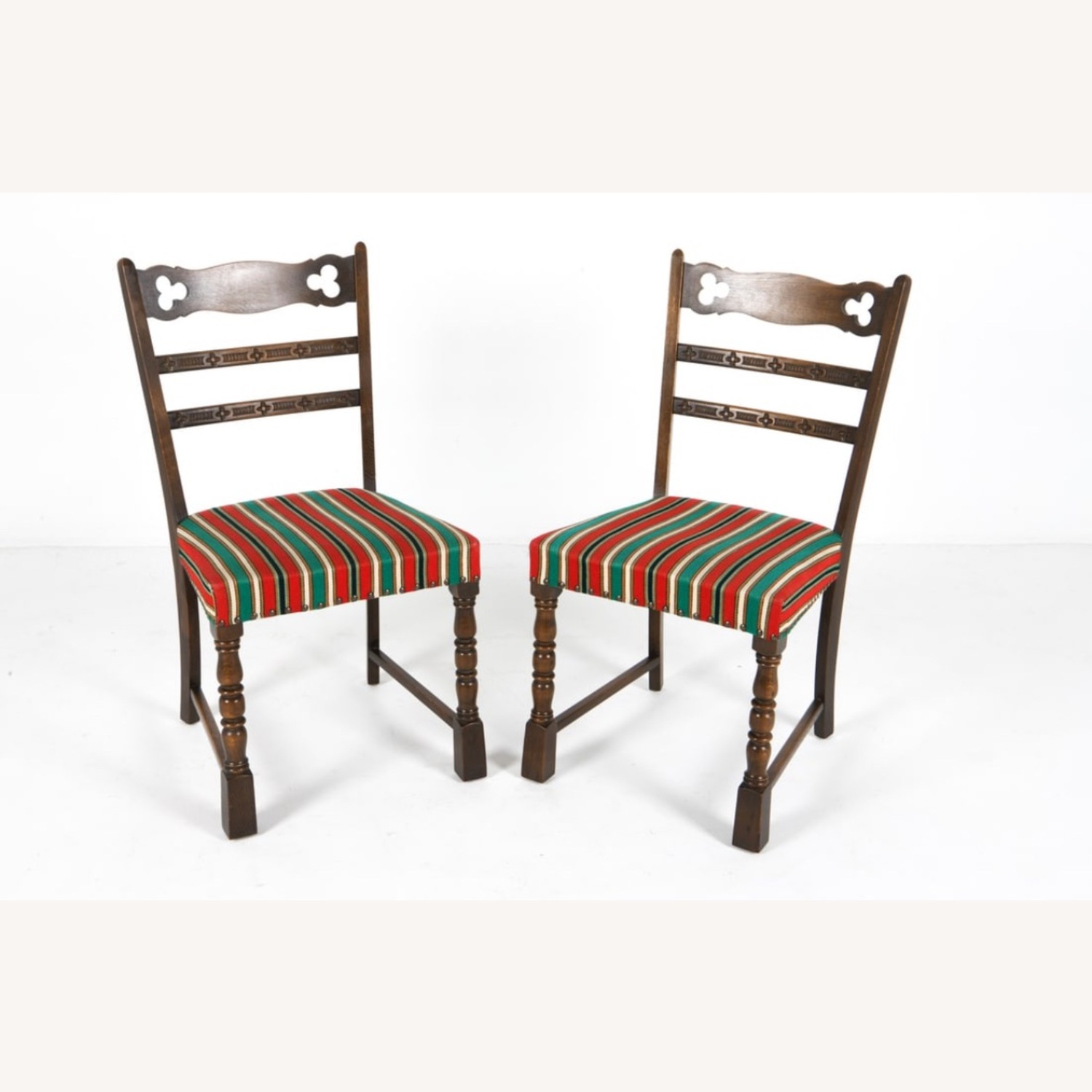 Vintage Oak Danish Dining Chairs - image-2