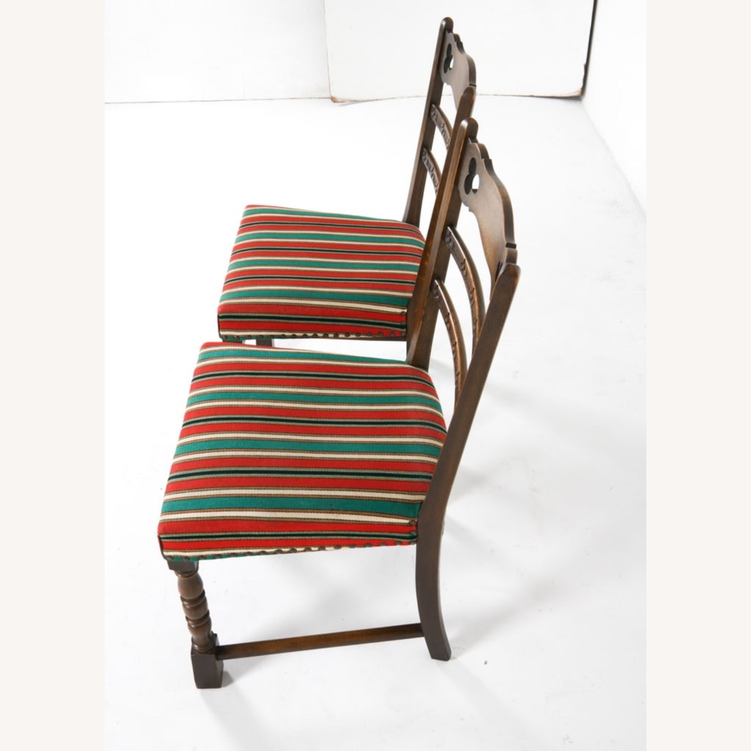 Vintage Oak Danish Dining Chairs - image-11