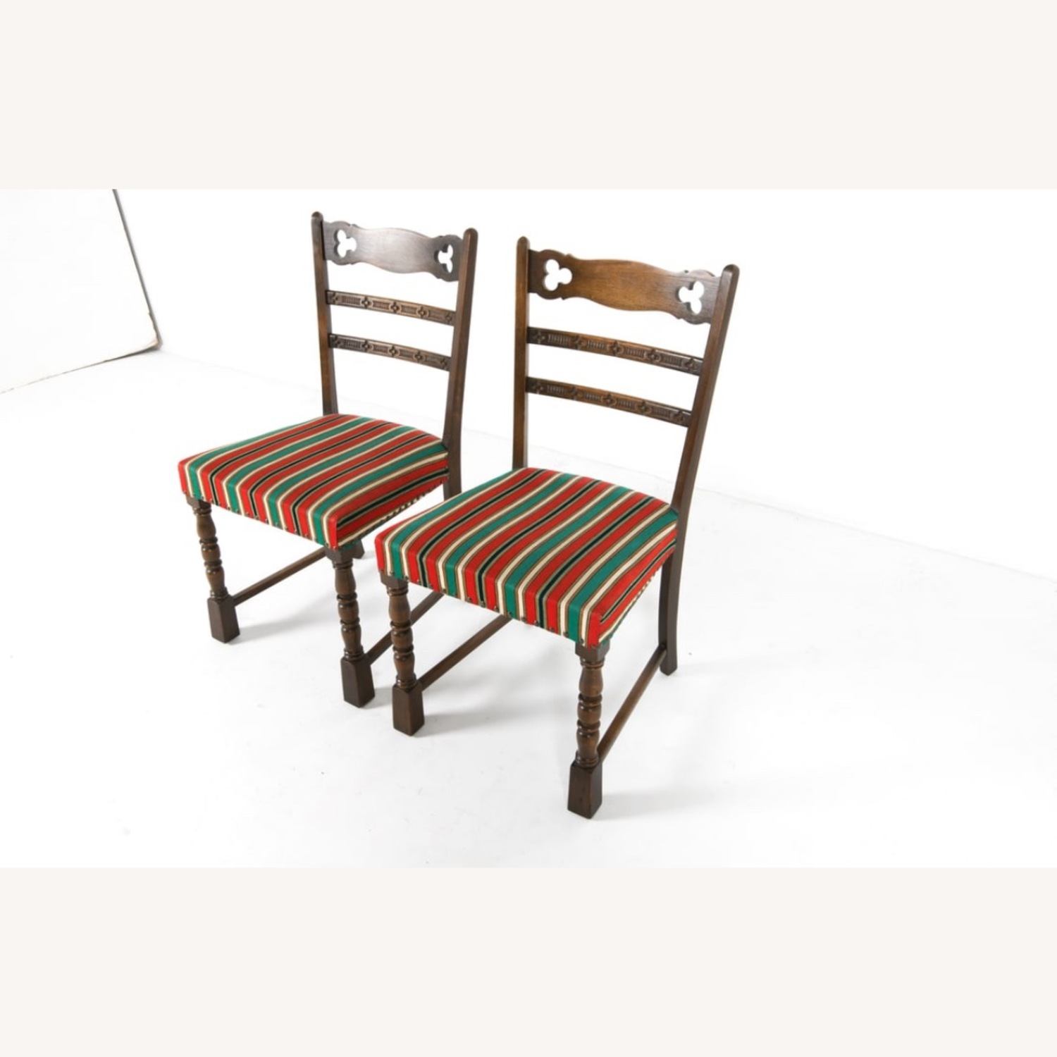 Vintage Oak Danish Dining Chairs - image-12