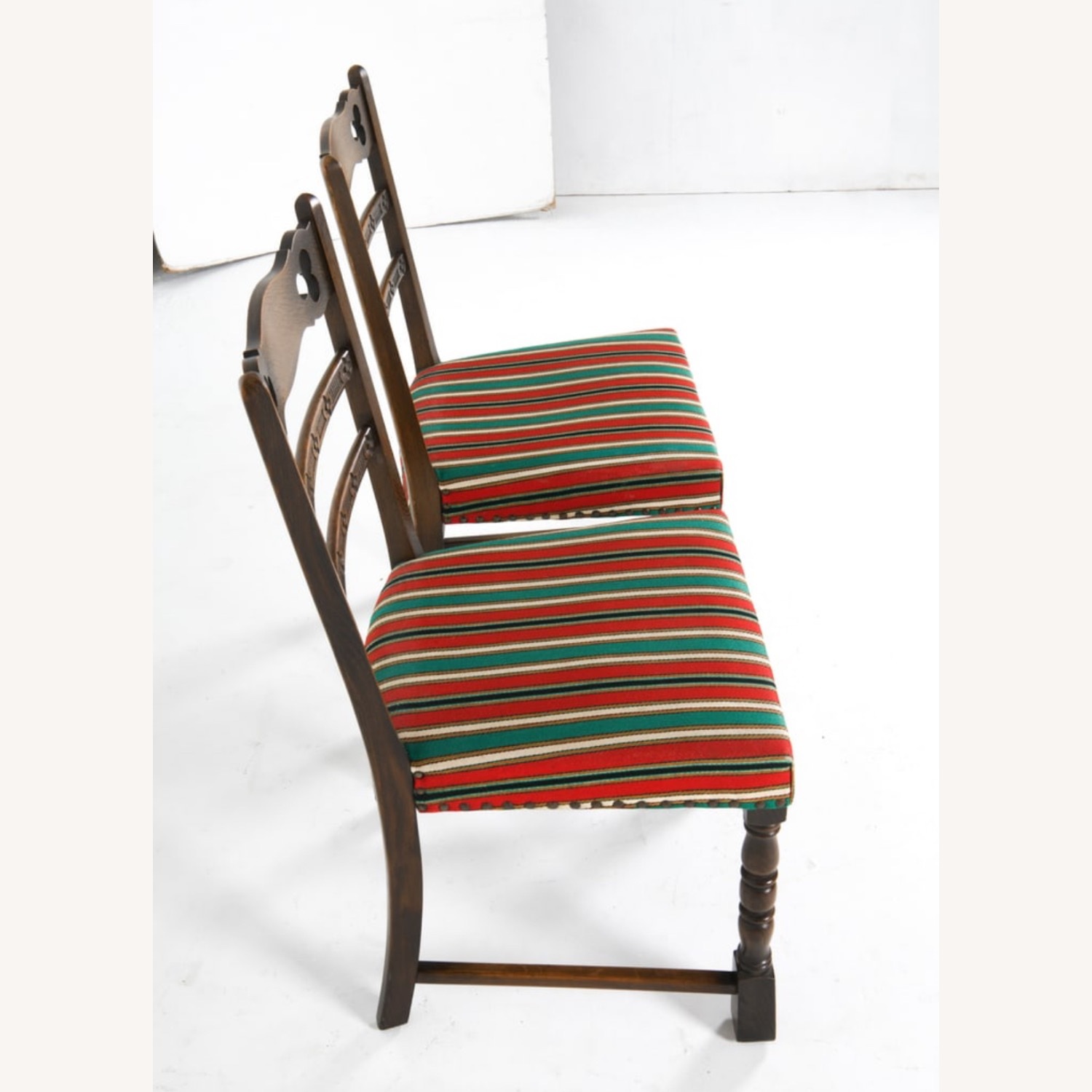 Vintage Oak Danish Dining Chairs - image-8