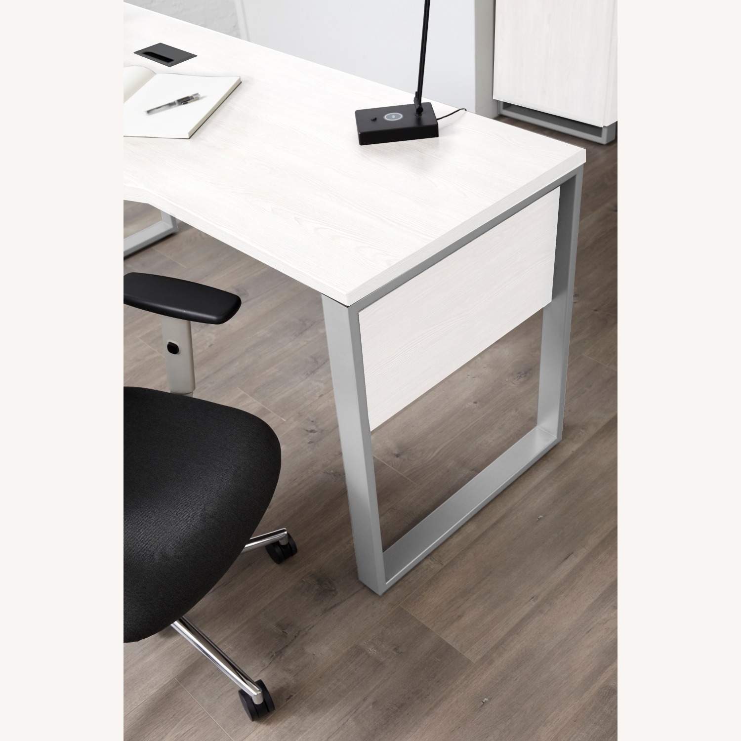Ose White L-Shaped Desk - image-5