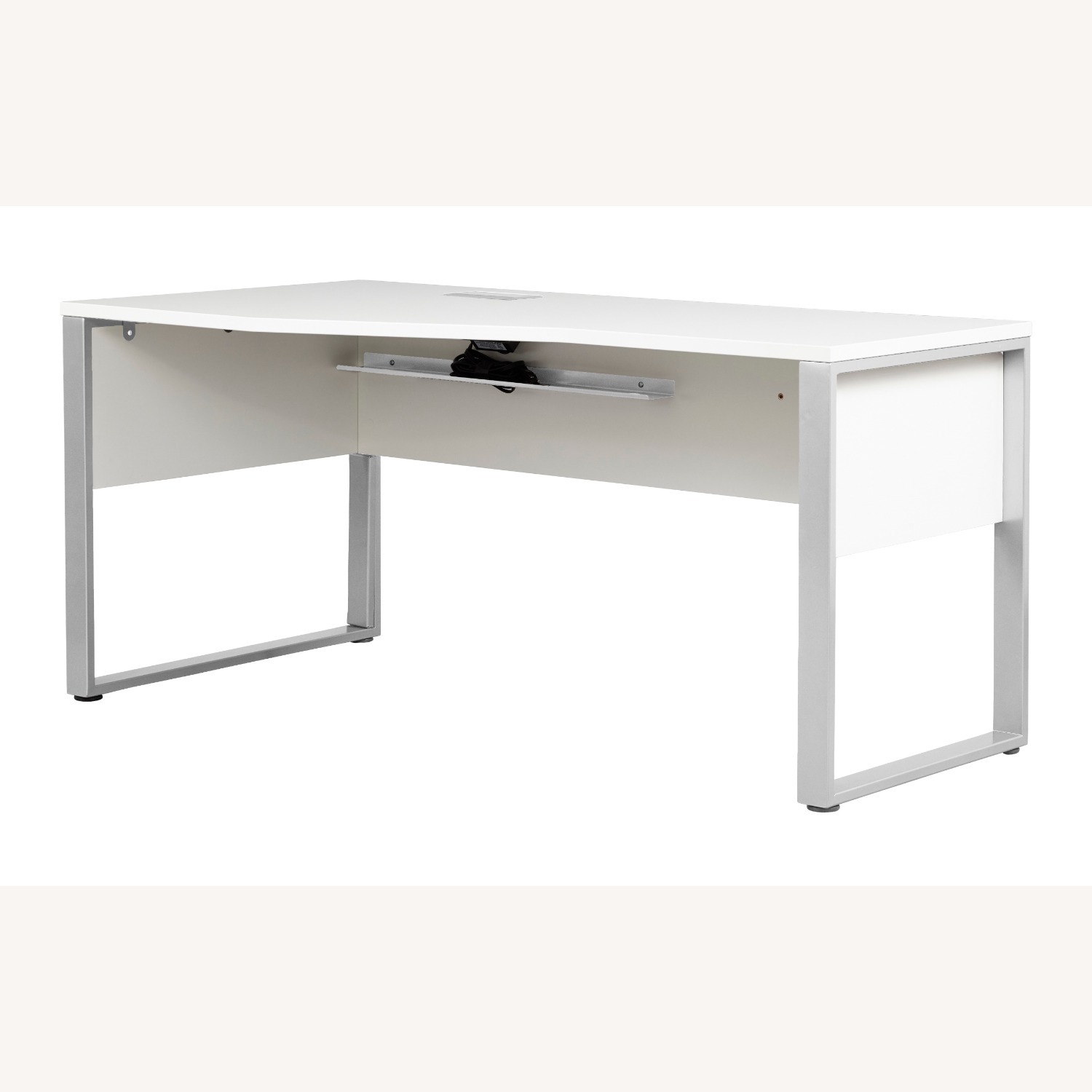 Ose White L-Shaped Desk - image-3