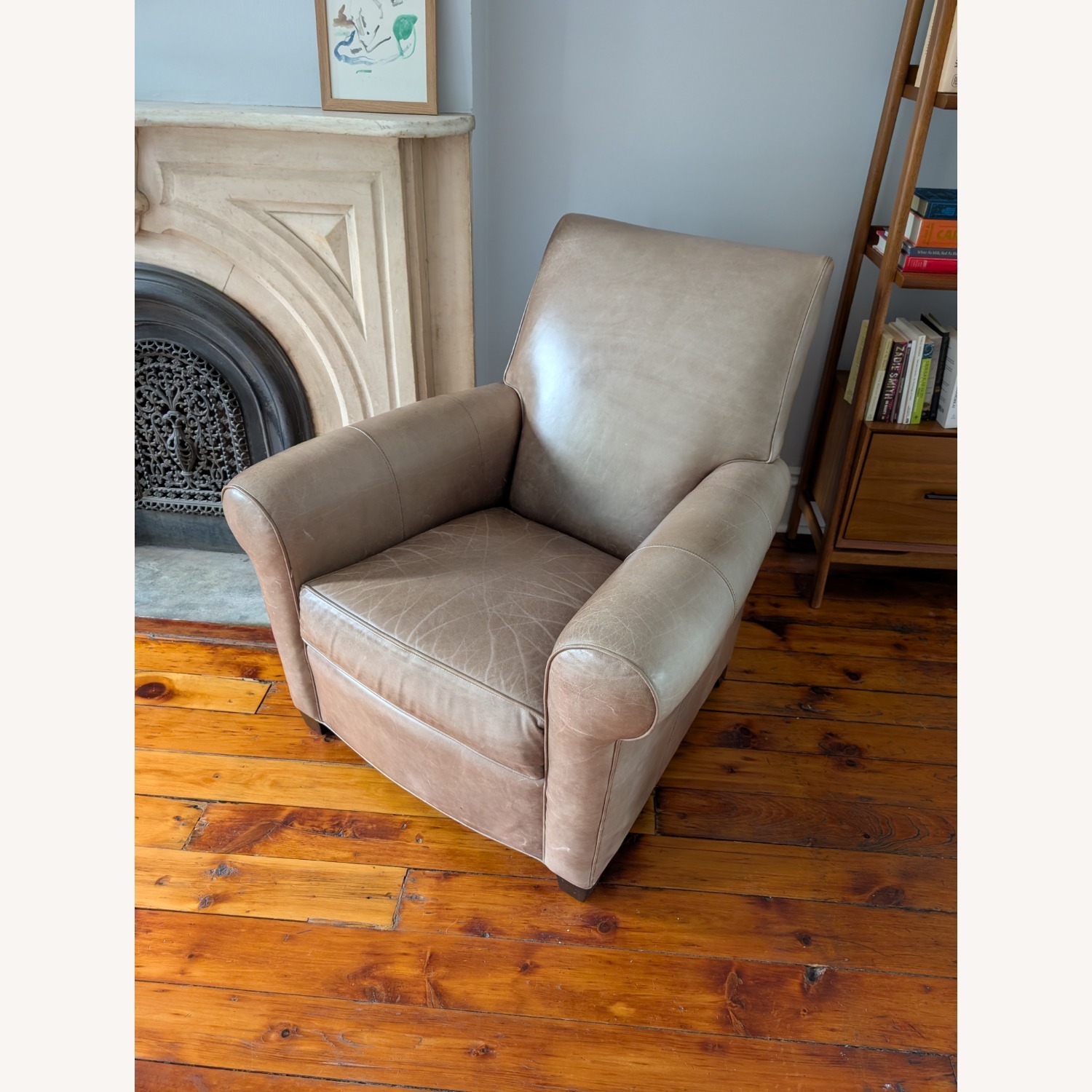 Ethan Allen Bentley Leather Armchair - image-0