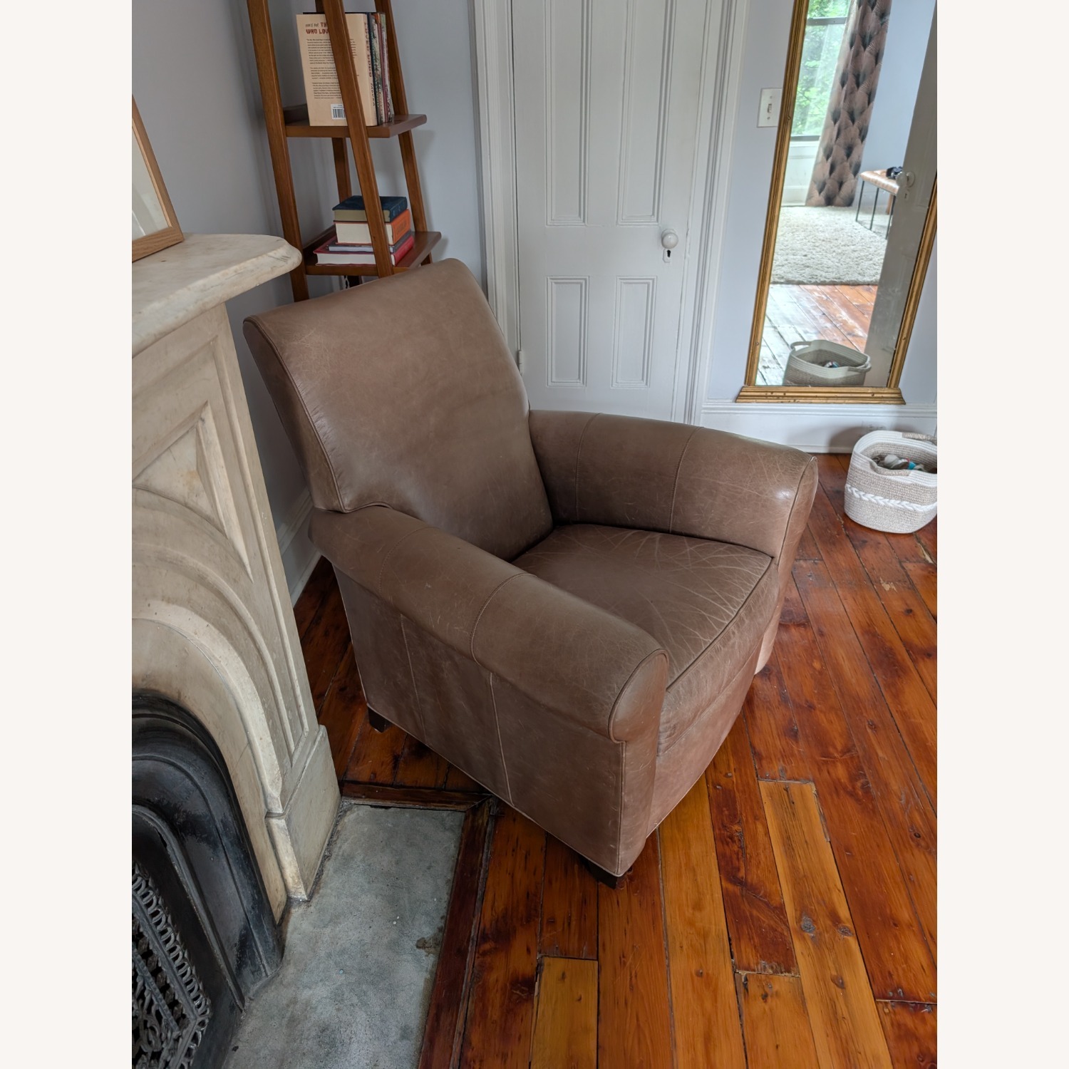 Ethan Allen Bentley Leather Armchair - image-2