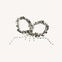 Restoraion Hardware Painted Pewter Bow