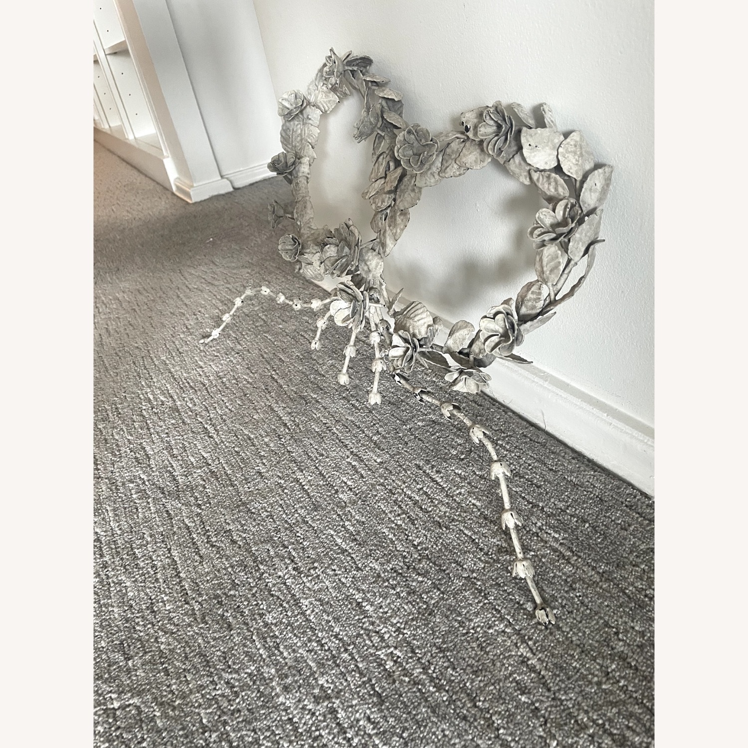 Restoraion Hardware Painted Pewter Bow - image-8