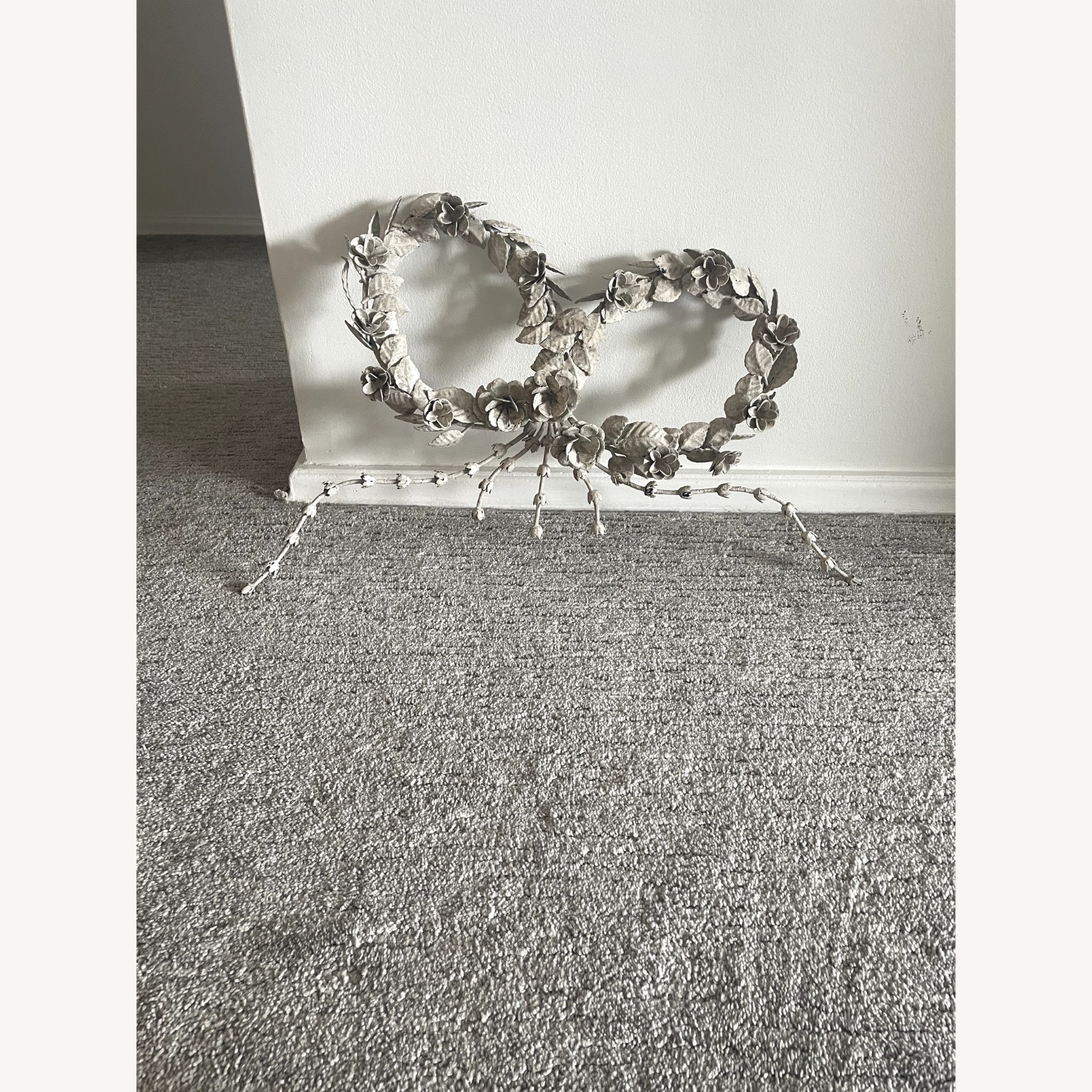 Restoraion Hardware Painted Pewter Bow - image-2