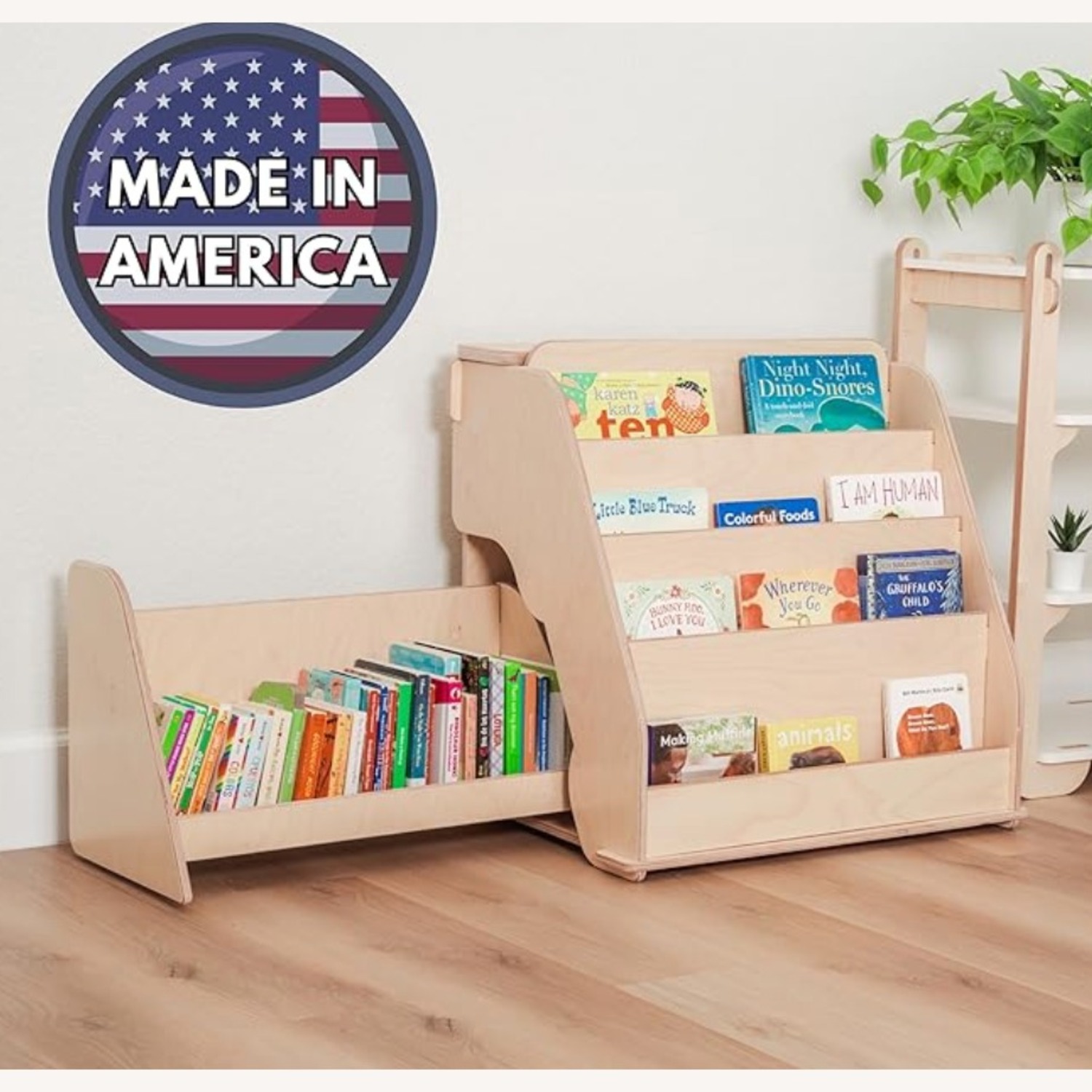 Amazon Montessori Bookshelf for Toddlers - image-2