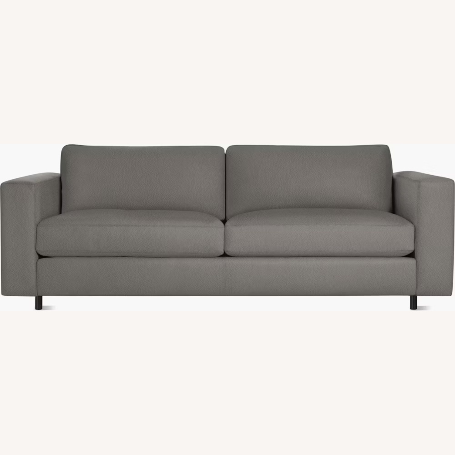 DWR Reid Sofa Italian Leather (Taupe) - image-5