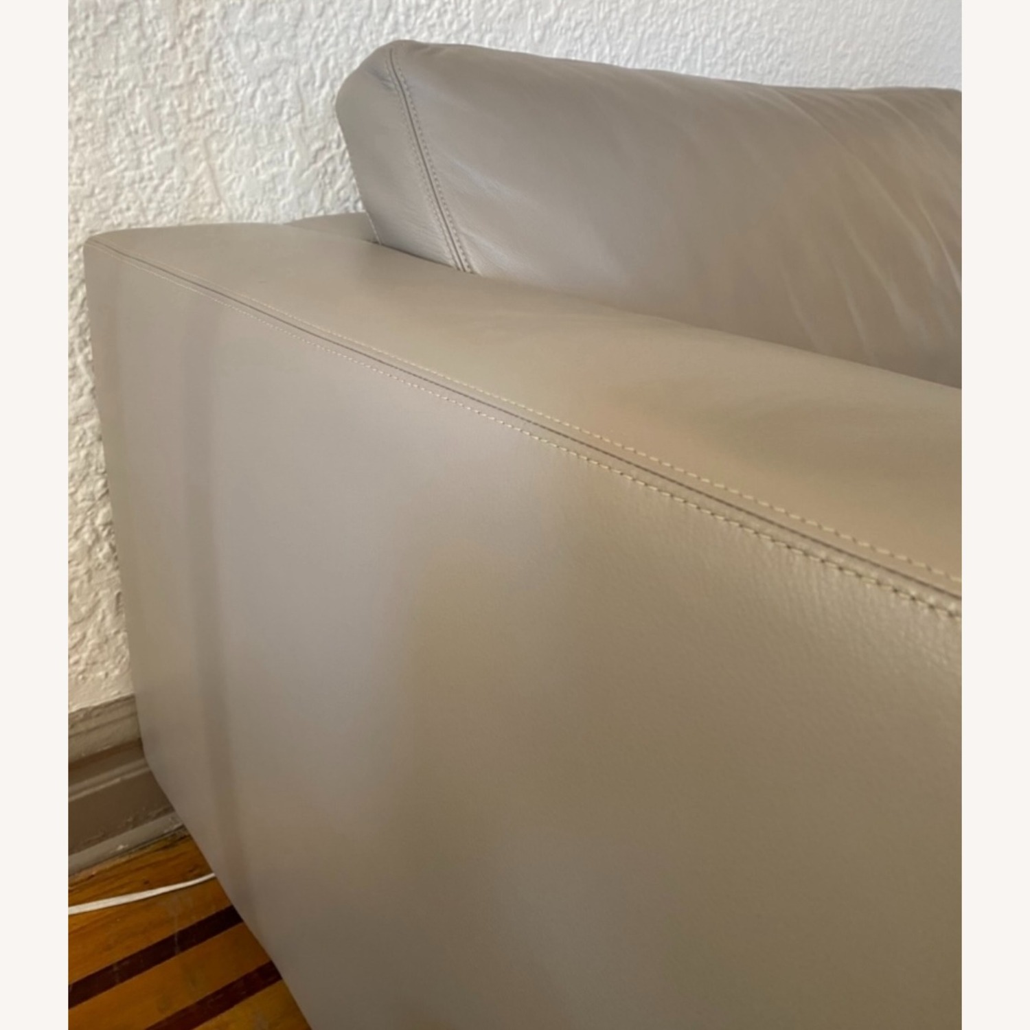 DWR Reid Sofa Italian Leather (Taupe) - image-2