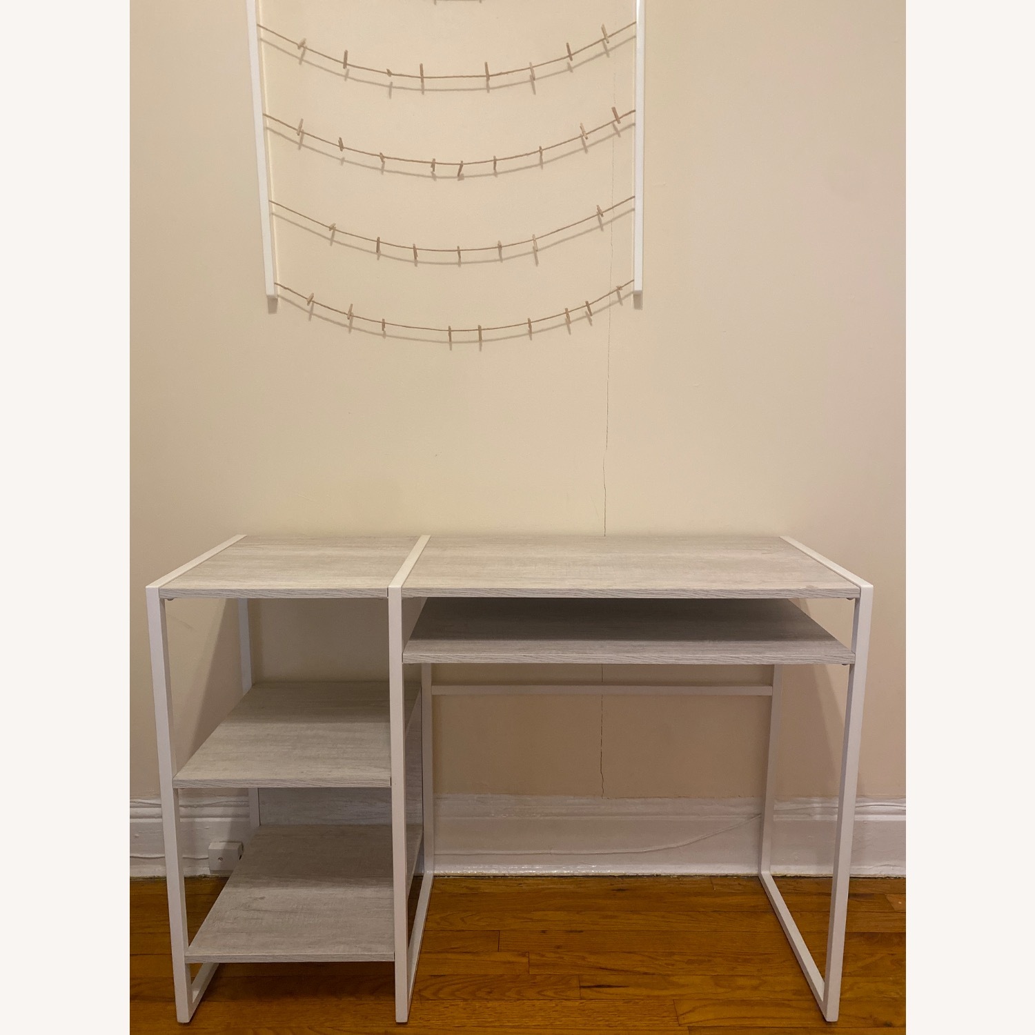 Target White and Gray Desk - image-3