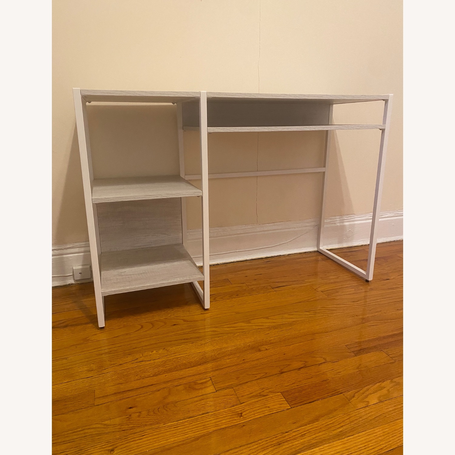 Target White and Gray Desk - image-1