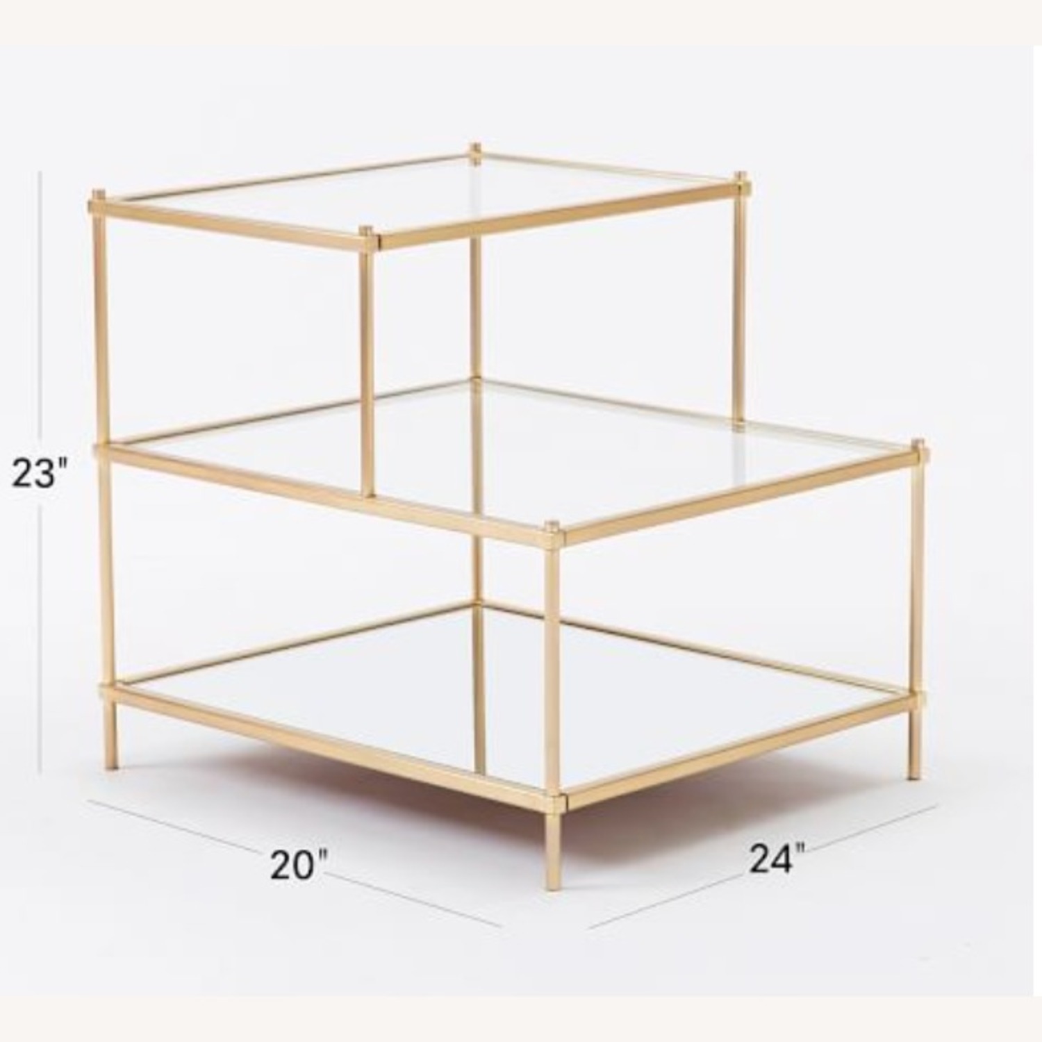 West Elm Terrace Coffee Side Table - image-2