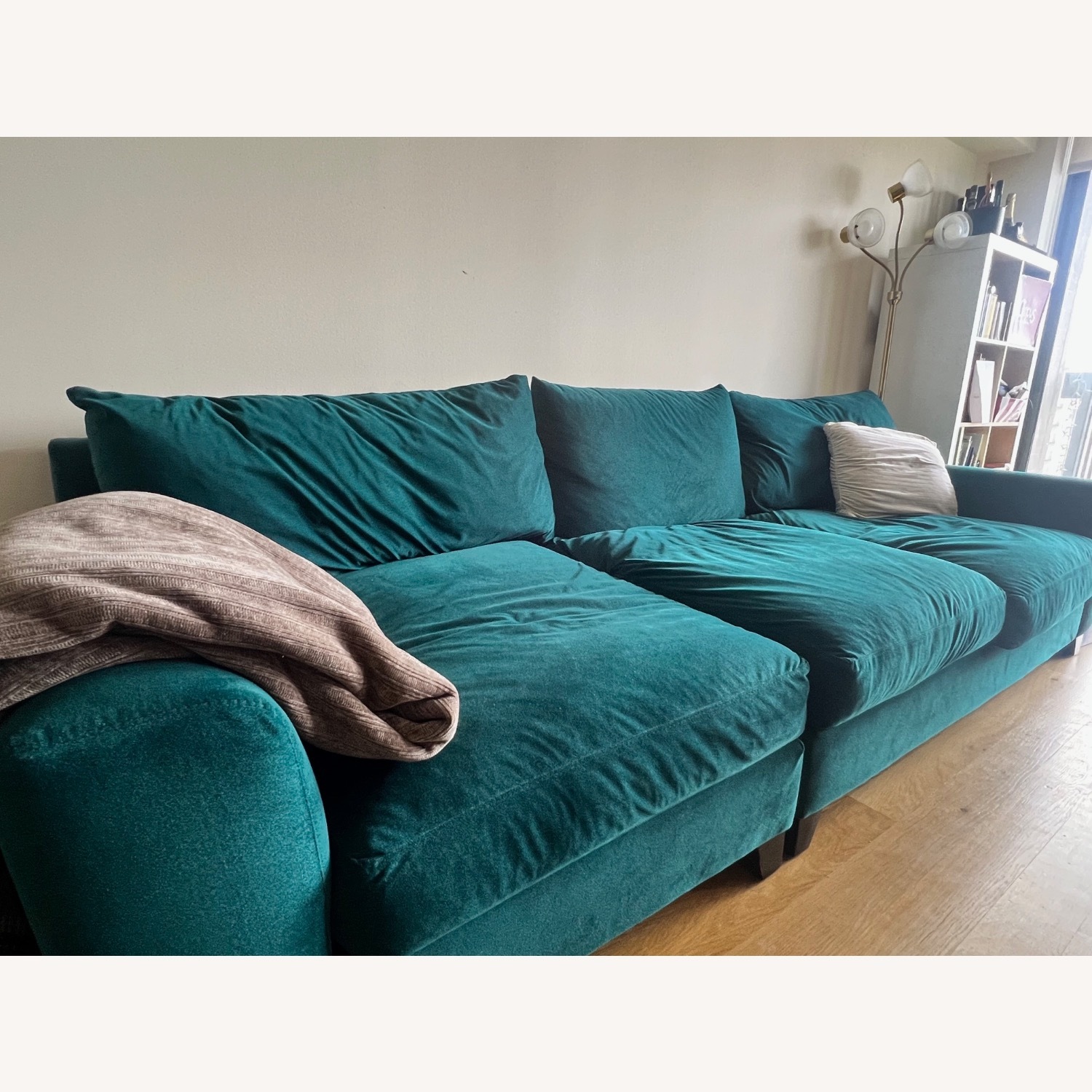 Jonathan Louis Harris Green Sectional - image-1