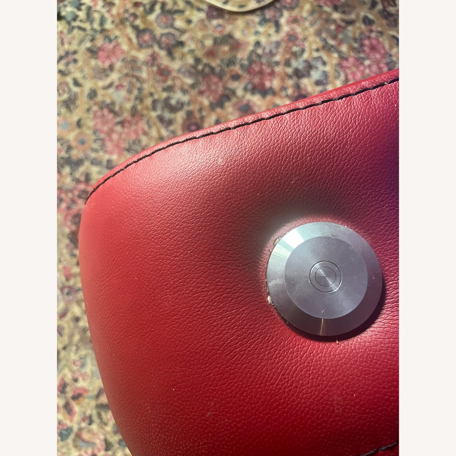 Leather Theater Seats in red - image-3