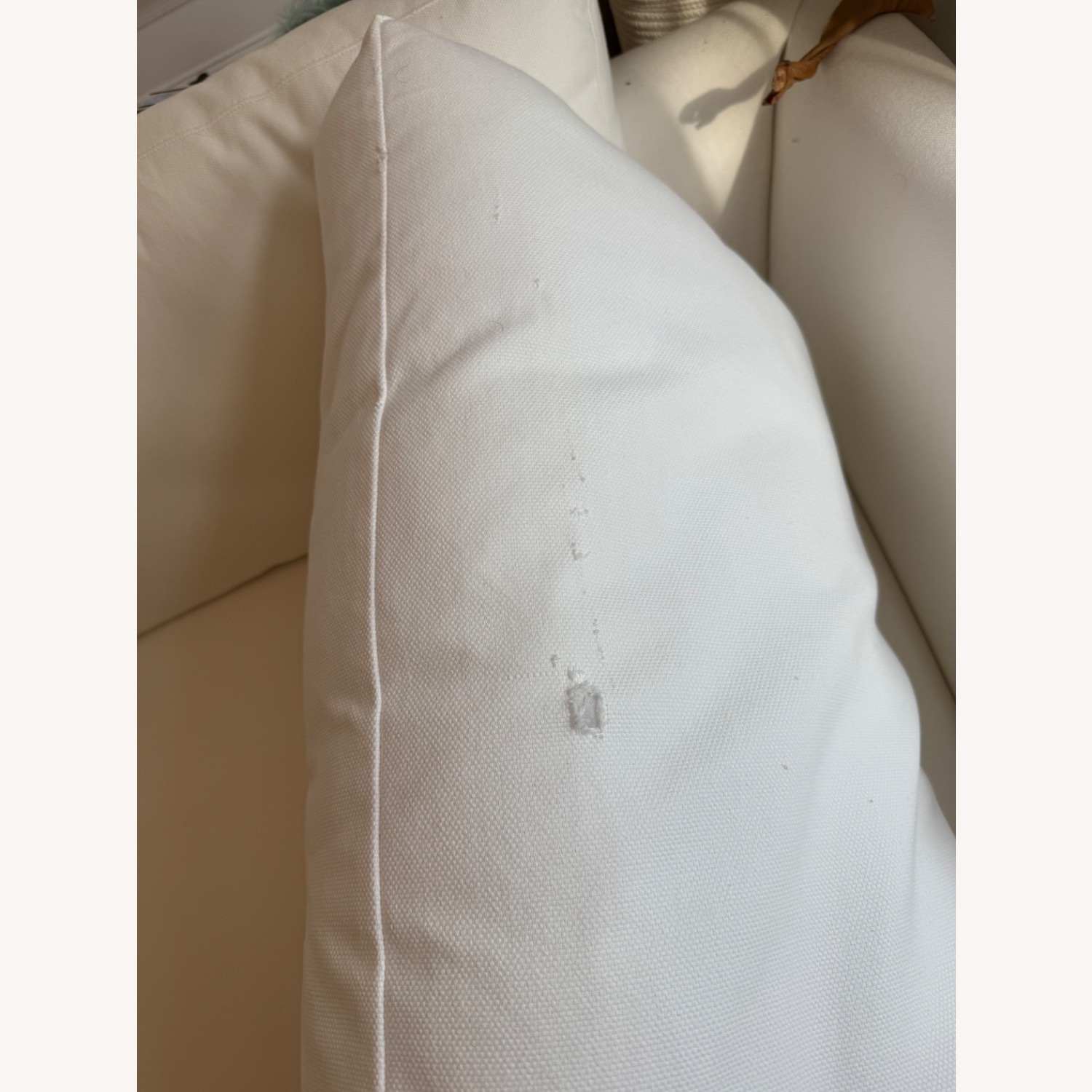 West Elm Stone White Sectional - image-5