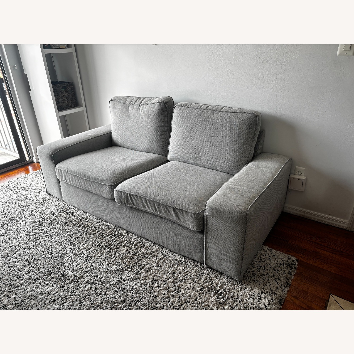 KIVIK sofa with chaise, Tibbleby beige/gray - IKEA US