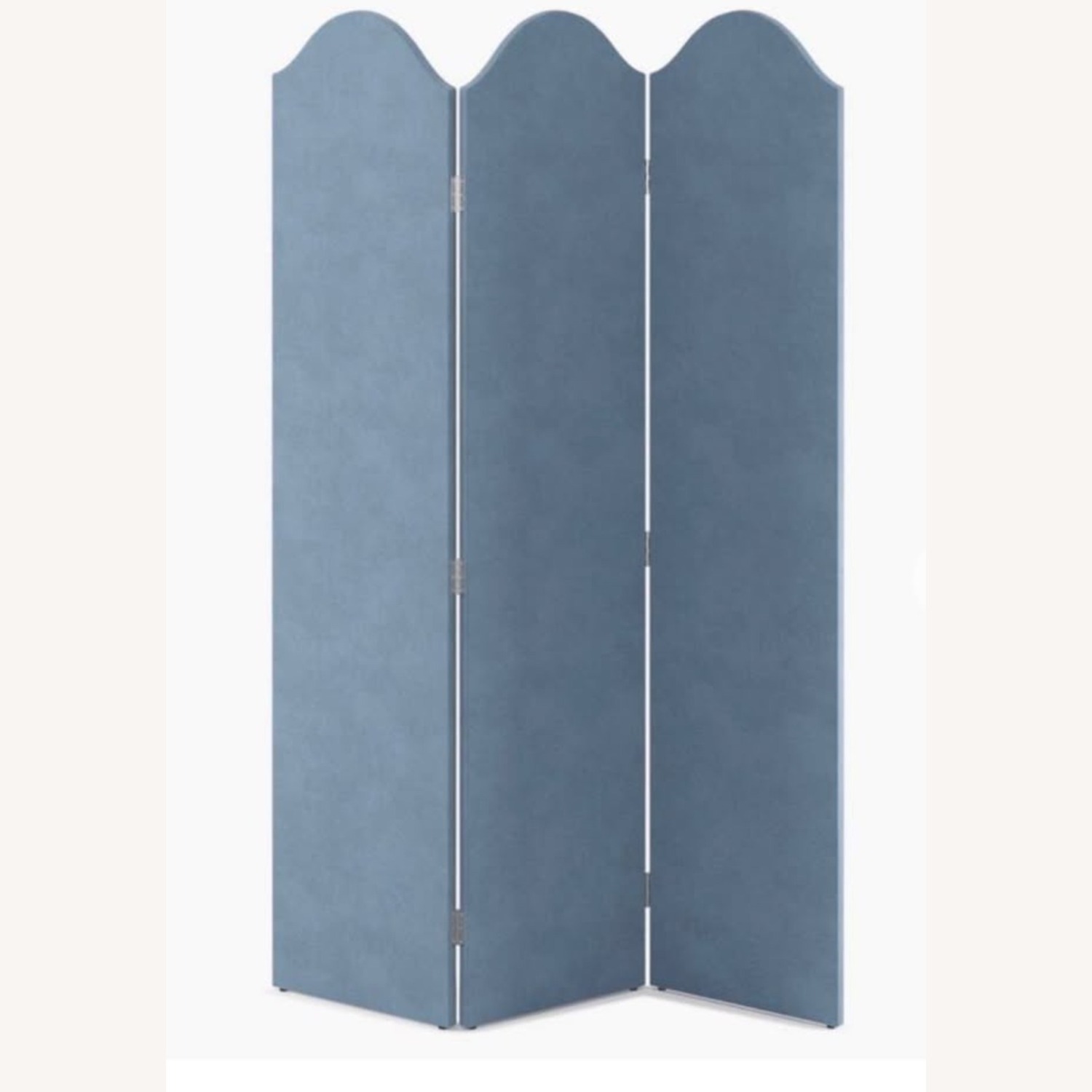 The Inside Blue Ocean Velvet Room Divider - image-1