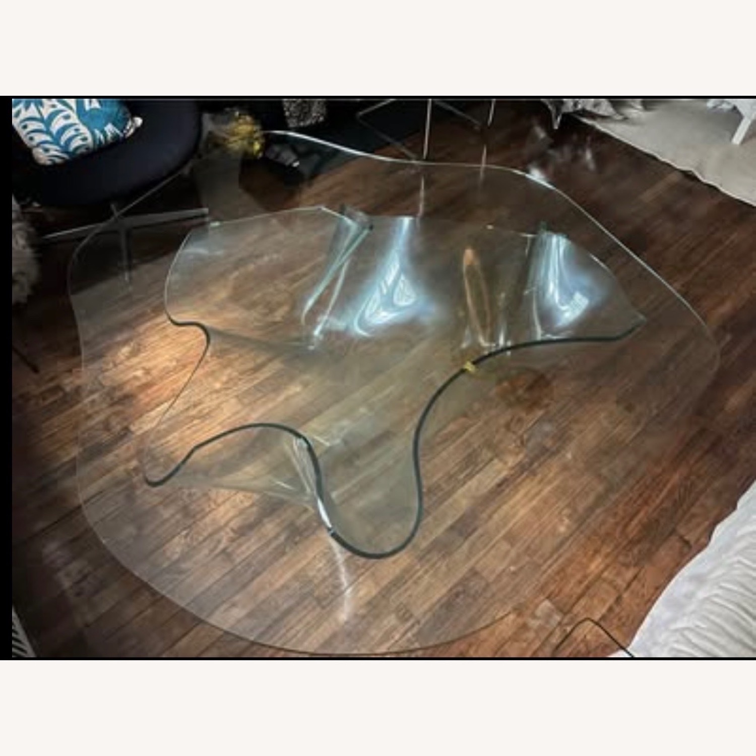 Laurel Fyfe Handkerchief Glass Coffee Table - image-10