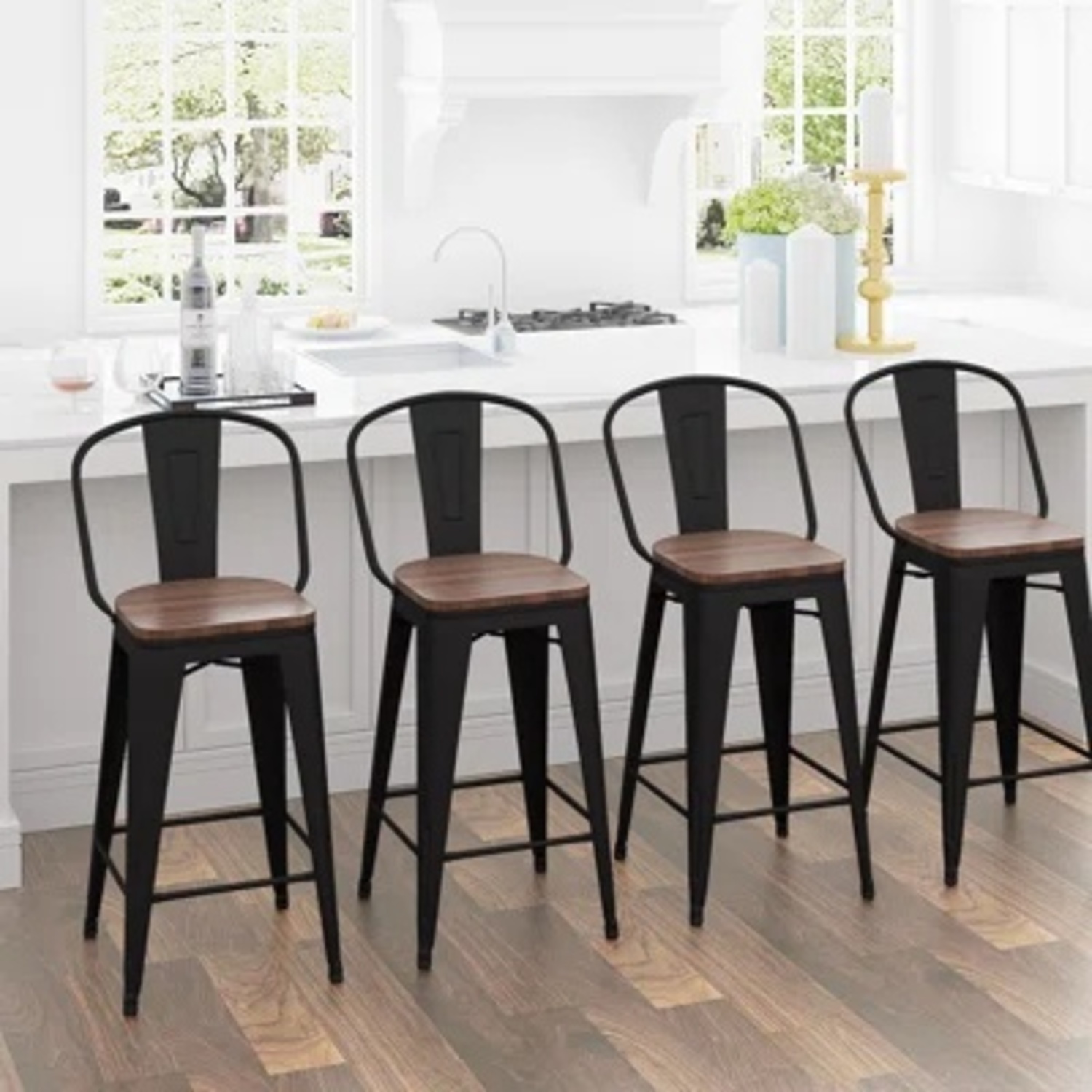 Wayfair Swivel Bar Stools - image-4