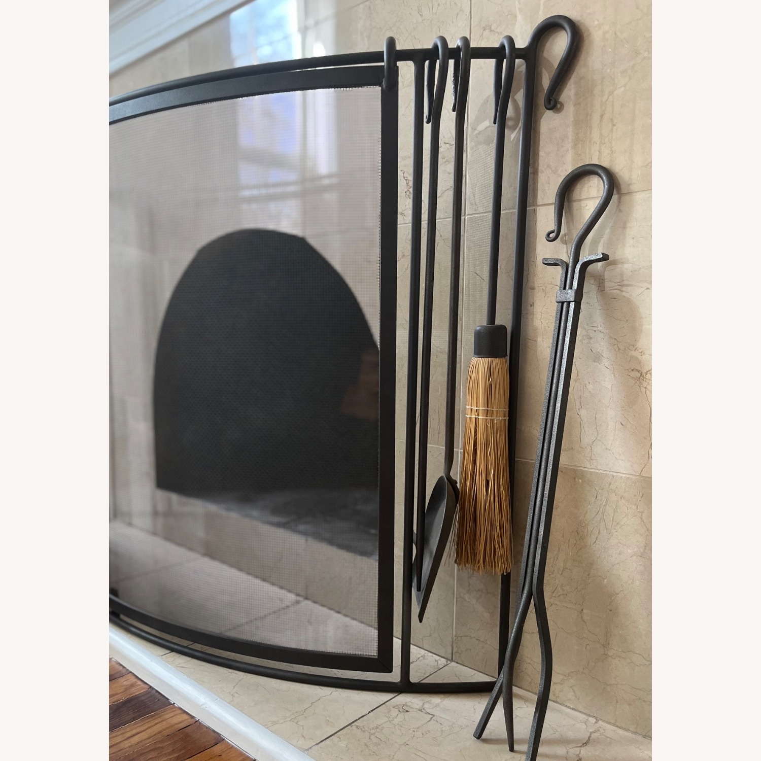 Restoration Hardware Fireplace Screen - image-3