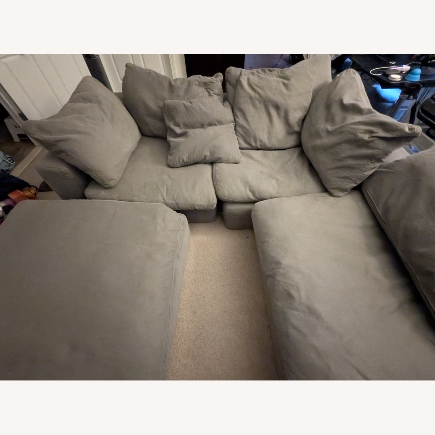 Bob's Discount Furniture Dream Modular Cloud Sectional (4 Piece set) - image-6